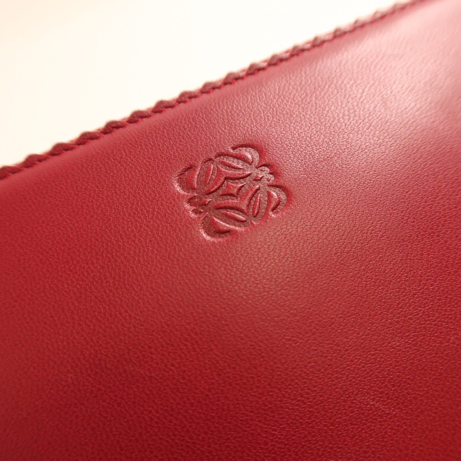 LOEWE 【激減優惠】羊皮皮革Long Wallet金扣長錢包
