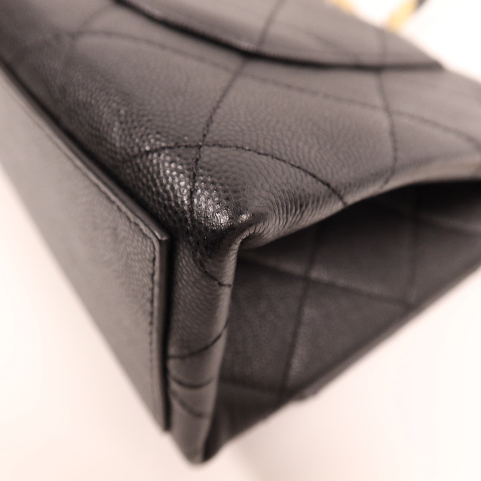 CHANEL 【激減優惠】牛皮皮革Chain Shoulder Bag金扣鏈帶肩背袋