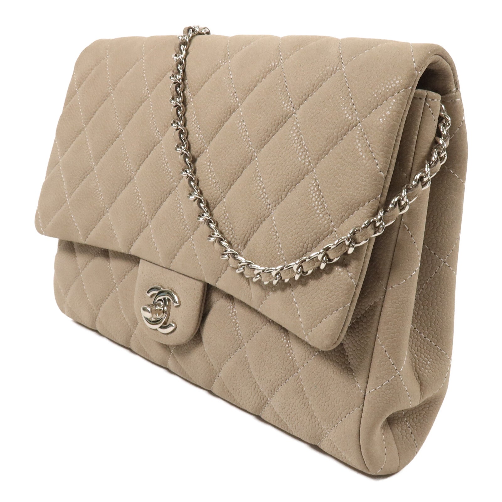 CHANEL 牛皮皮革Chain Shoulder鏈帶肩背袋