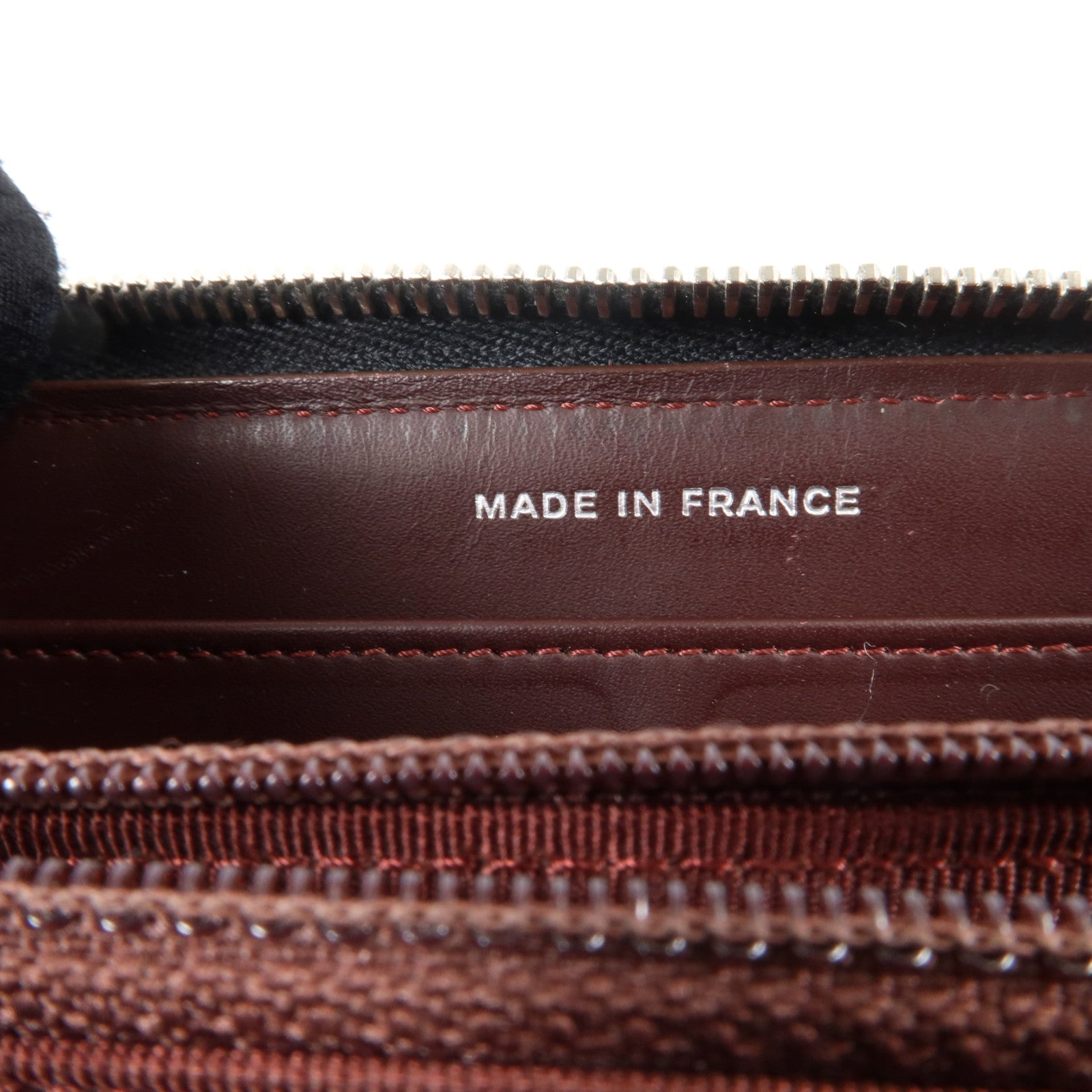 CHANEL 牛皮皮革Classic Long Zipped Wallet銀扣長錢包