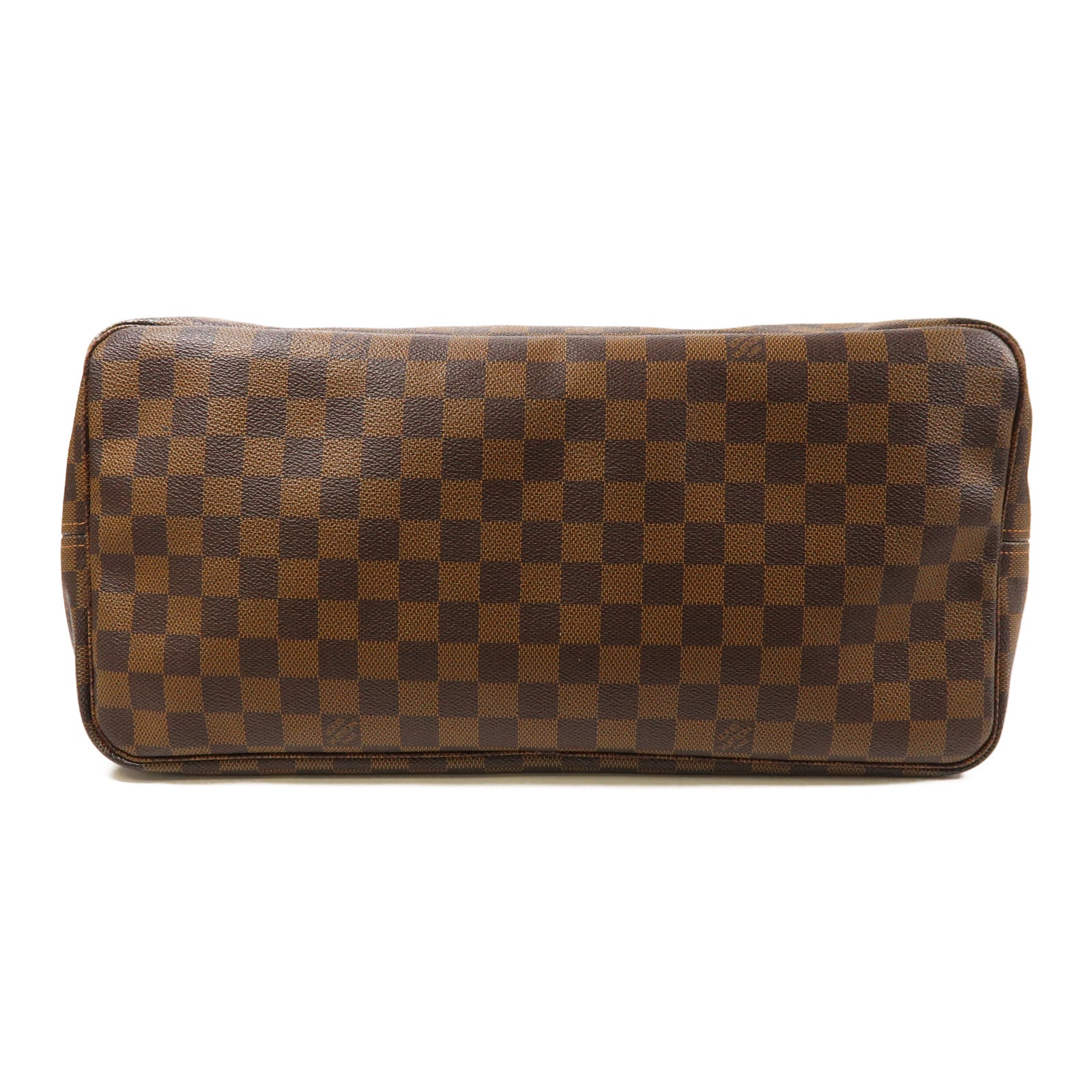 LOUIS VUITTON Damier Neverfull GM金扣肩背袋棕色