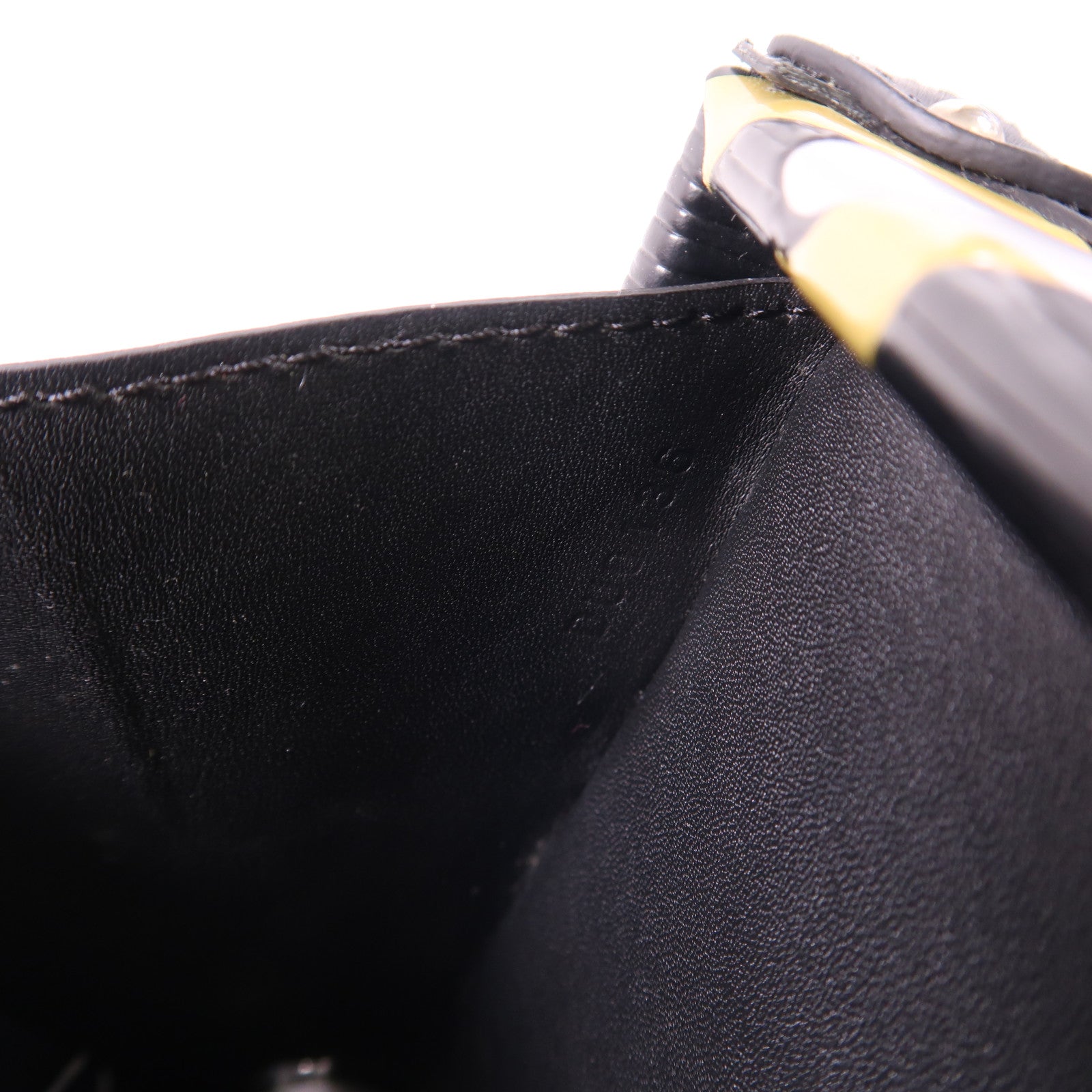 LOUIS VUITTON Epi Chain Flower Petite Malle銀扣肩背袋