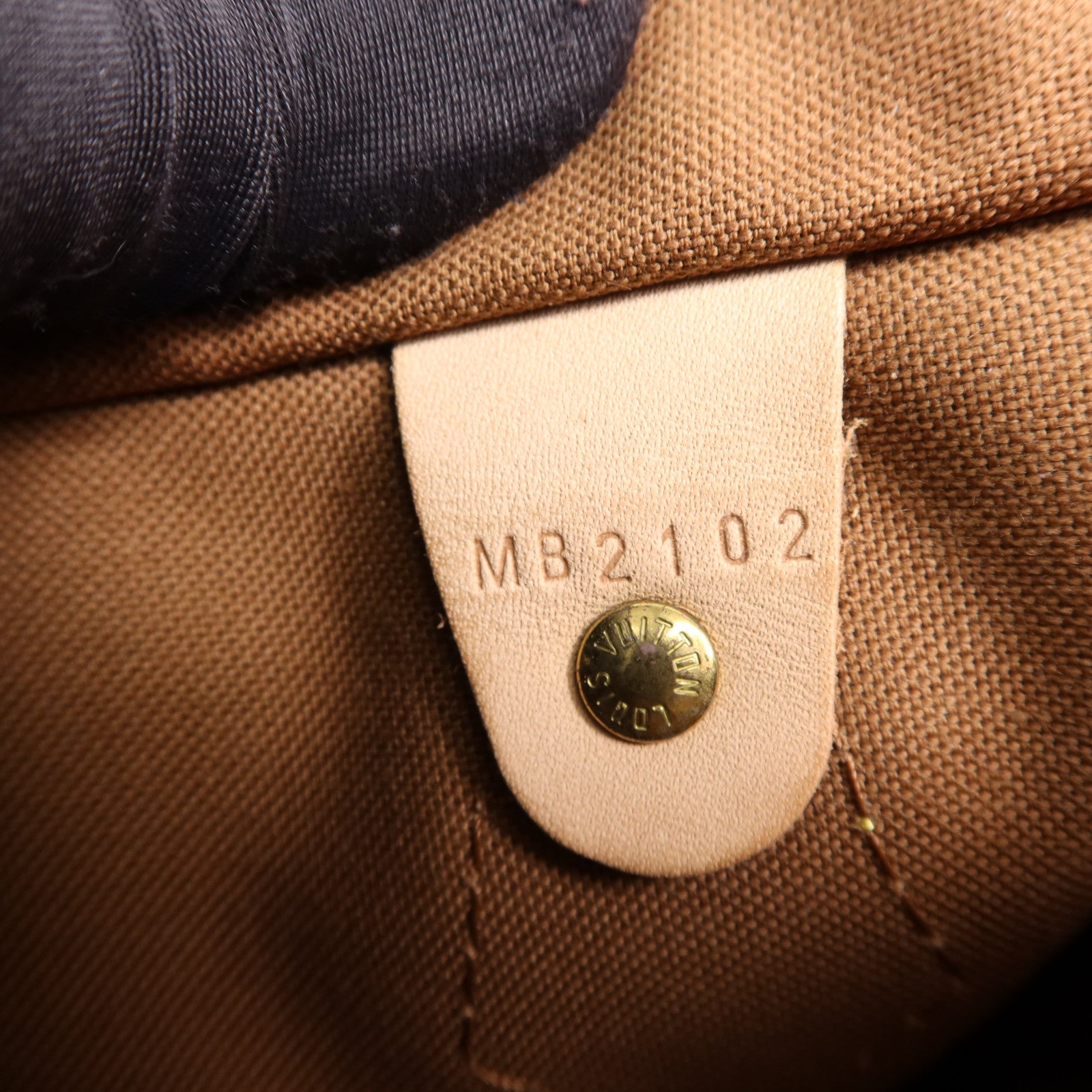 LOUIS VUITTON Monogram Speedy 25金扣手挽袋