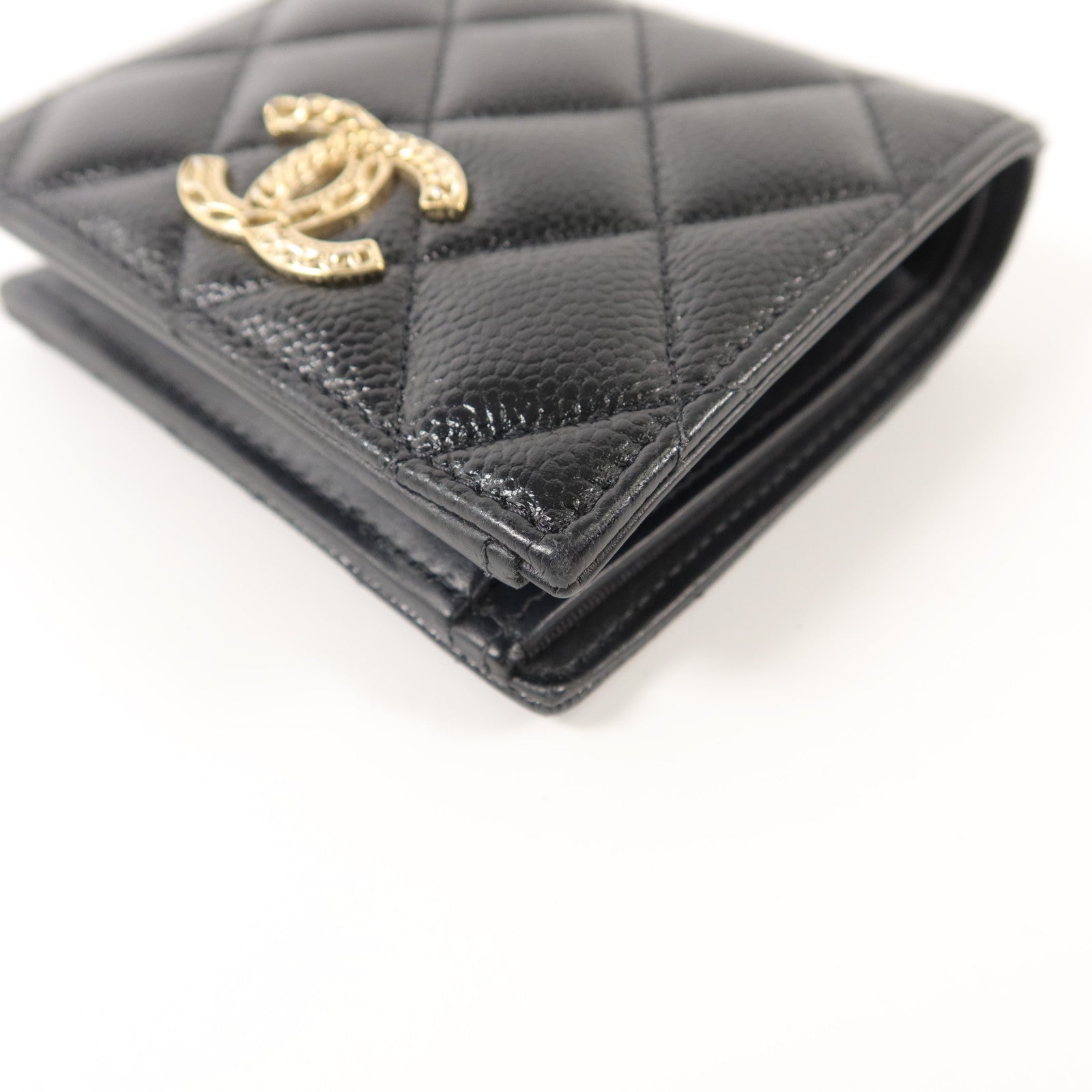 CHANEL 牛皮皮革Bifold Wallet錢包