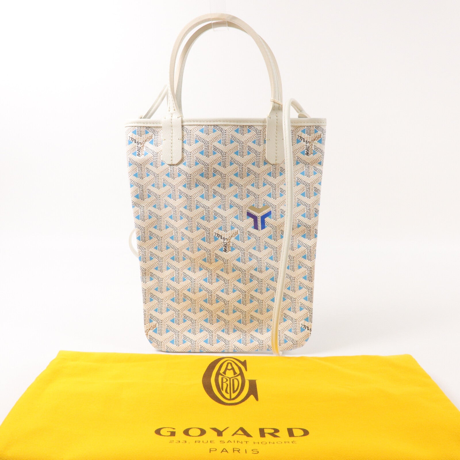 GOYARD 塗層帆布Pitiers Claire-Voie PM手挽肩背兩用袋