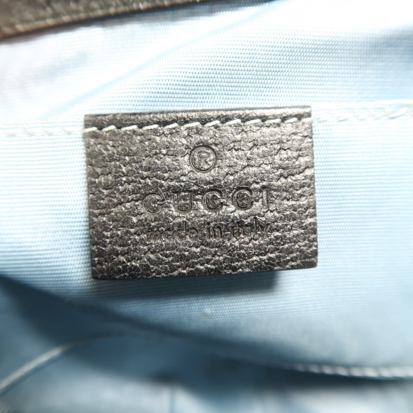 GUCCI 皮革Shoulder Bag金扣鏈帶肩背袋