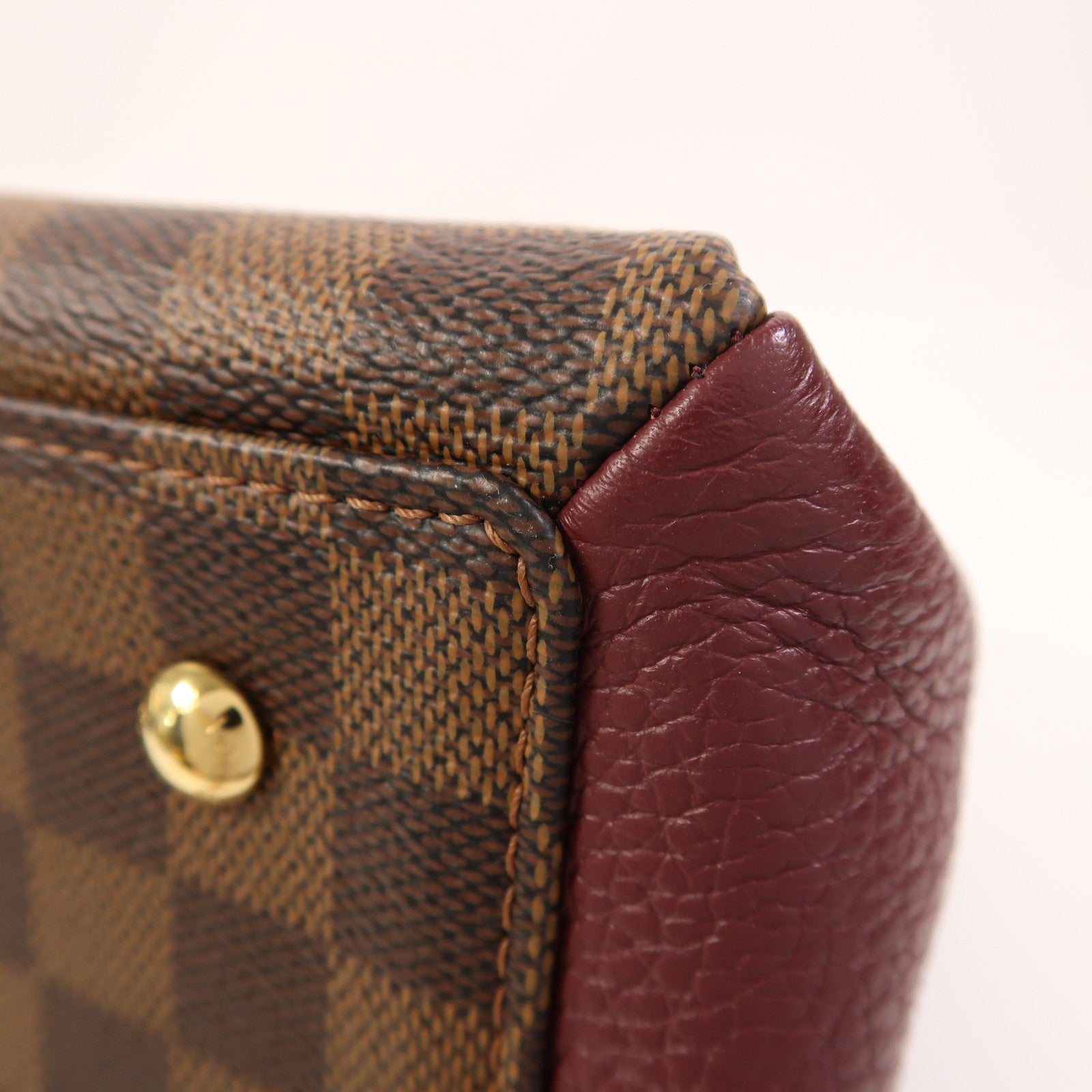 LOUIS VUITTON 【激減優惠】Damier Normandy金扣手挽肩背兩用袋