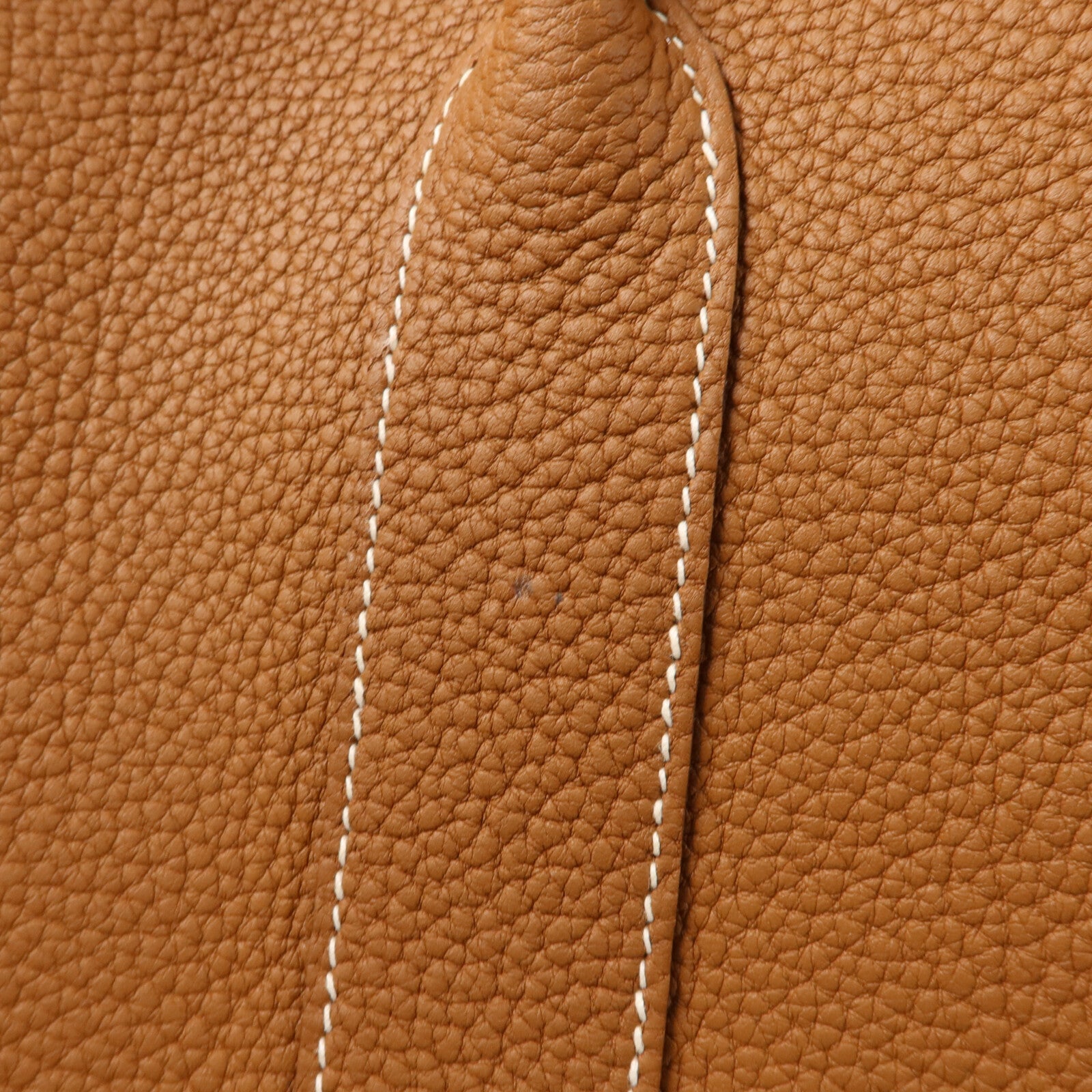 HERMES Negonda皮革Garden Party PM手挽袋Gold