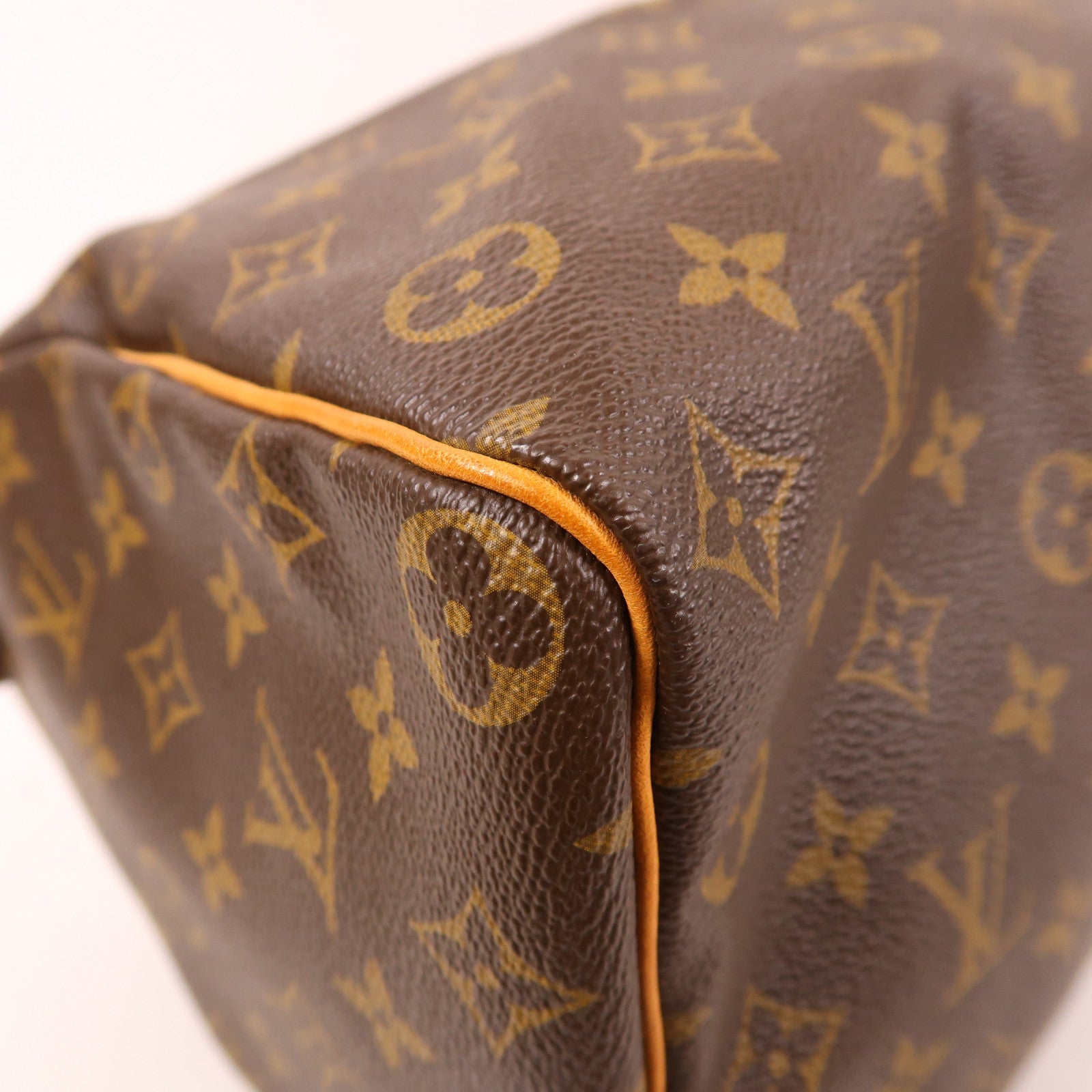 LOUIS VUITTON Monogram Speedy 35金扣手挽袋