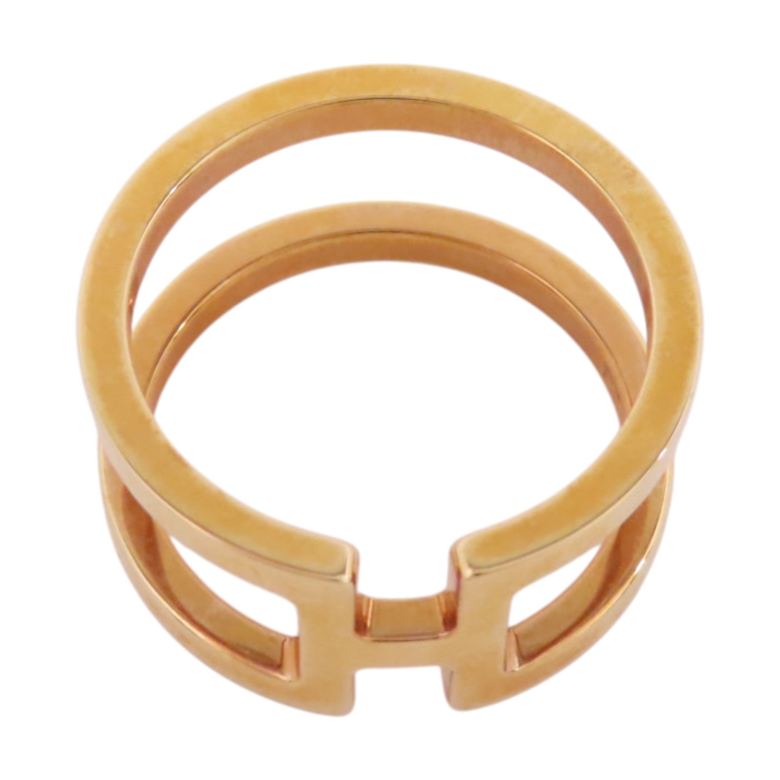 HERMES Permabrass E Enrond Scarf Ring Metal