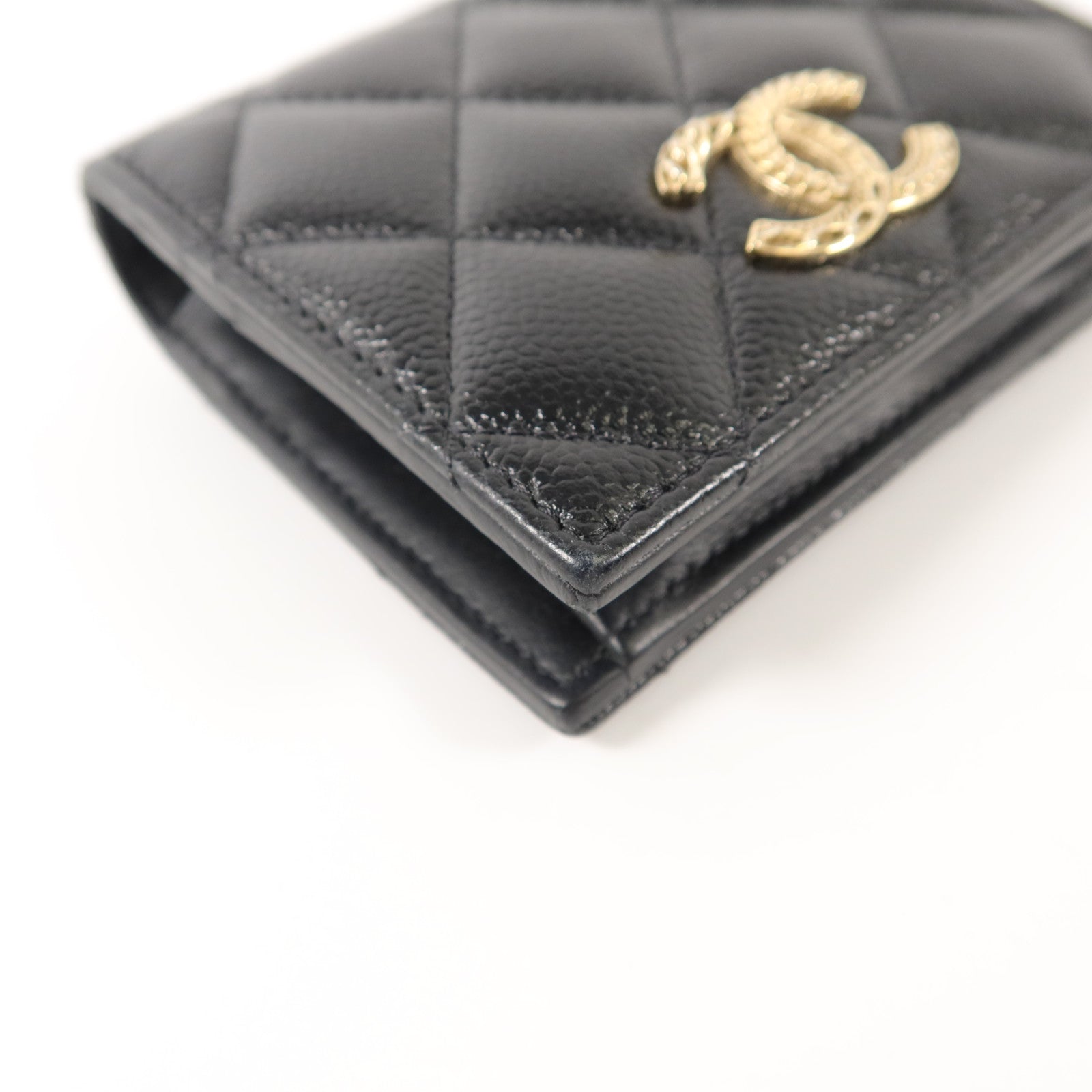 CHANEL 牛皮皮革Bifold Wallet錢包