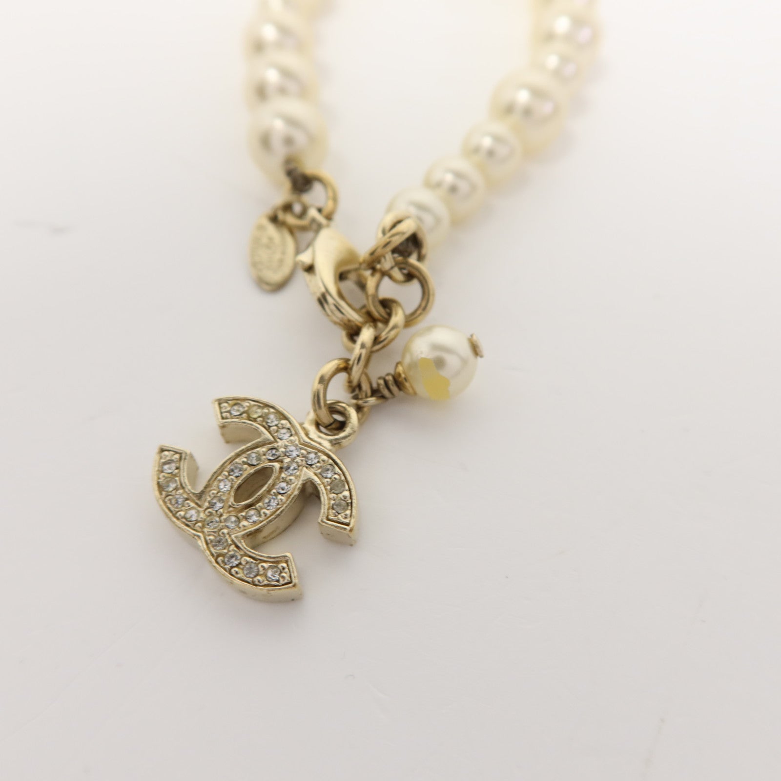 CHANEL 金屬/水晶Bracelet手鏈