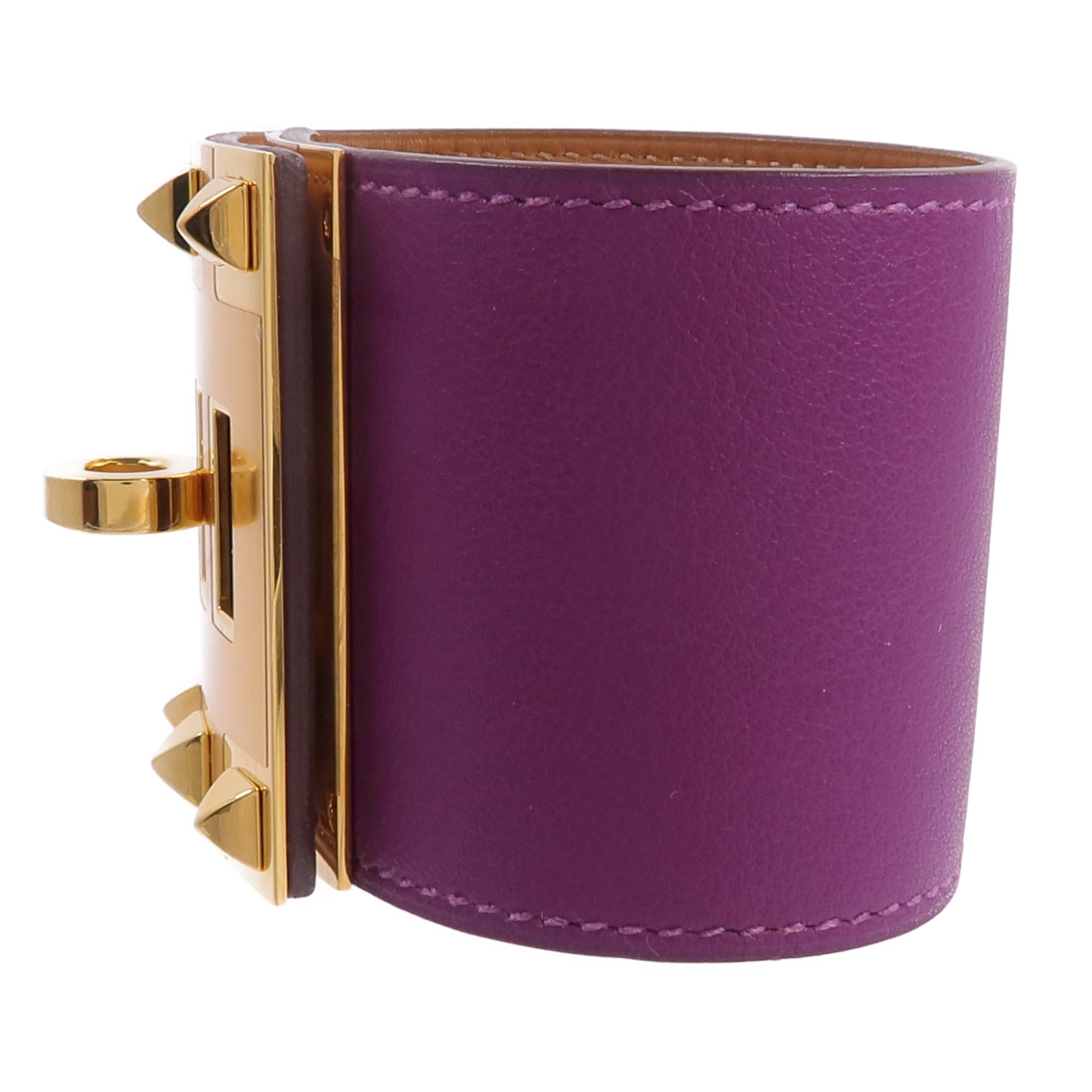 HERMES Swift皮革Kelly Dog Extreme Bracelet手帶Anemone