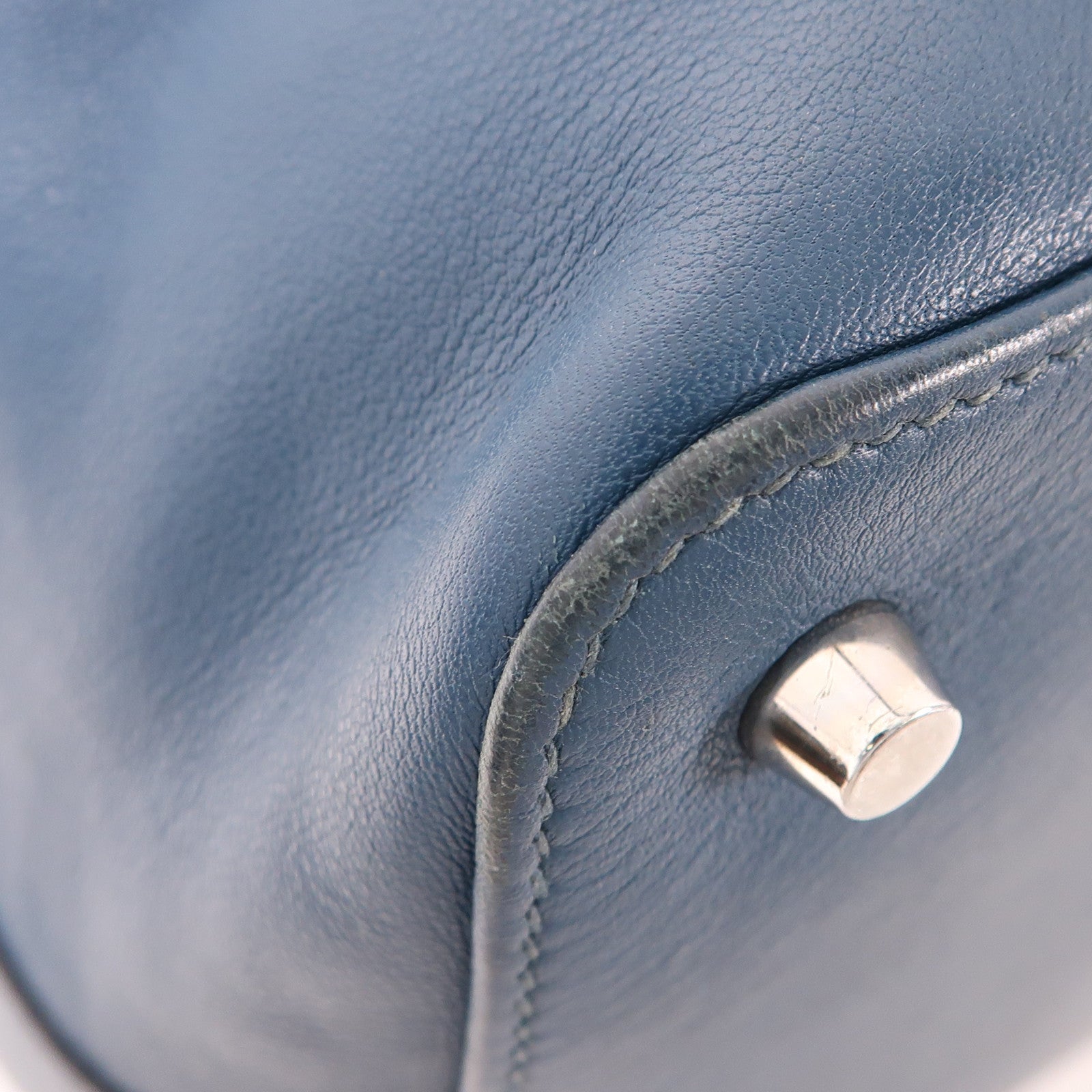 HERMES Evercolor皮革Toolbox 26銀扣手挽肩背兩用袋