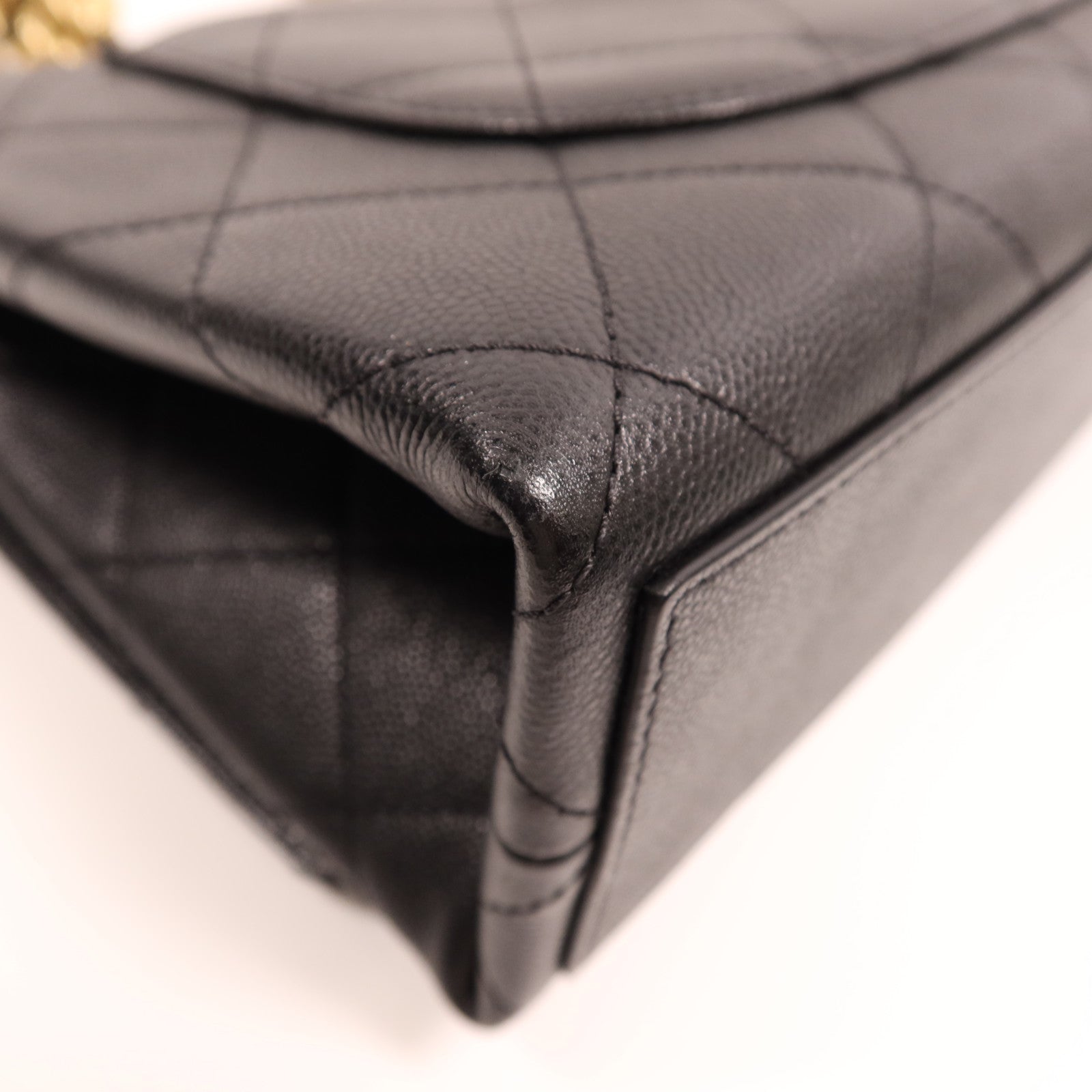 CHANEL 【激減優惠】牛皮皮革Chain Shoulder Bag金扣鏈帶肩背袋