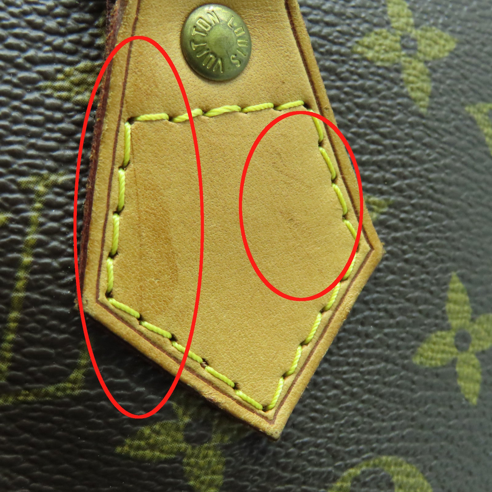 LOUIS VUITTON Monogram Speedy 25金扣手挽袋啡色