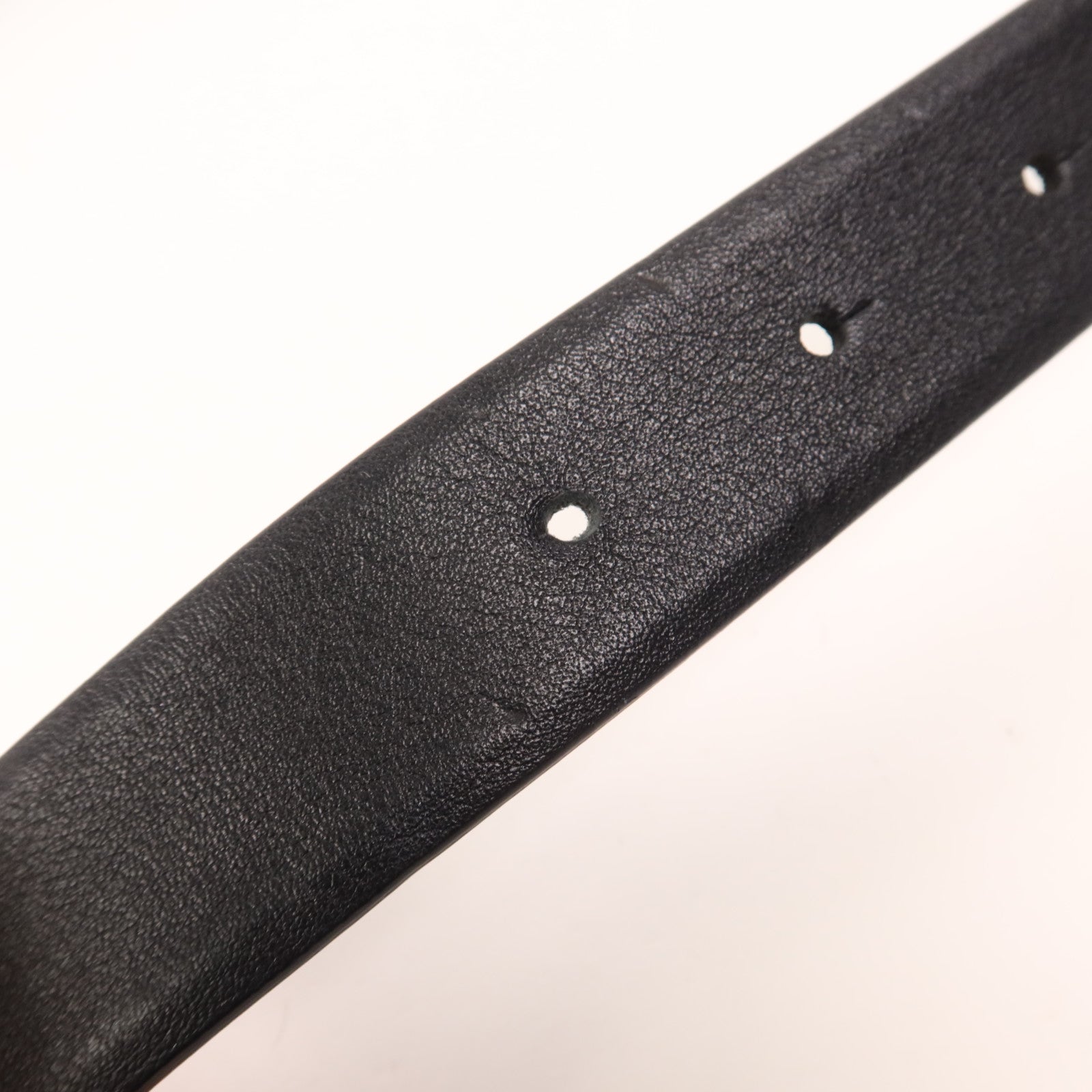 CHANEL 牛皮皮革Belt金扣皮帶