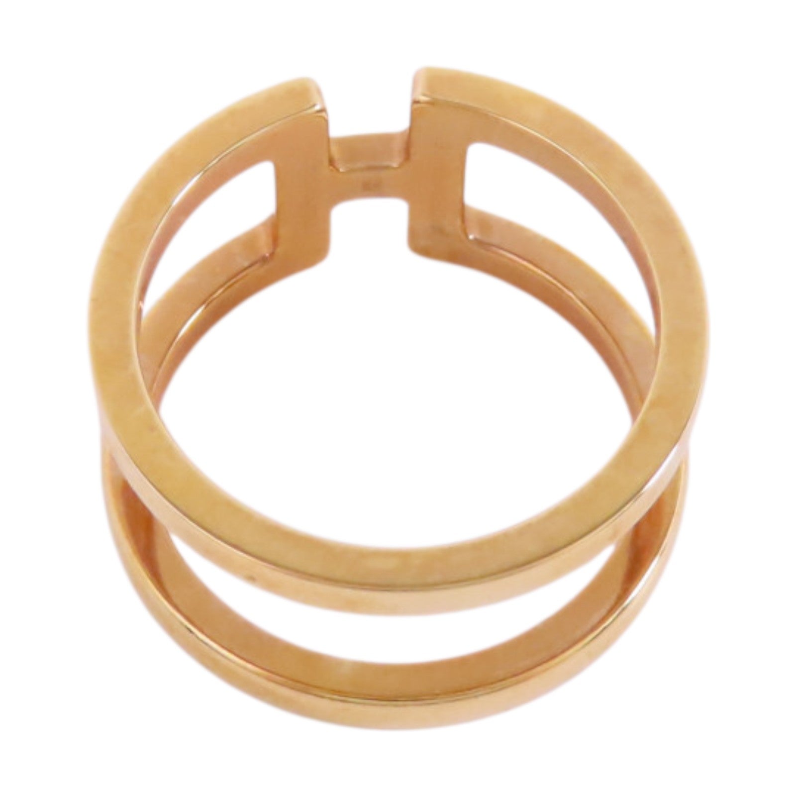 HERMES Permabrass E Enrond Scarf Ring Metal