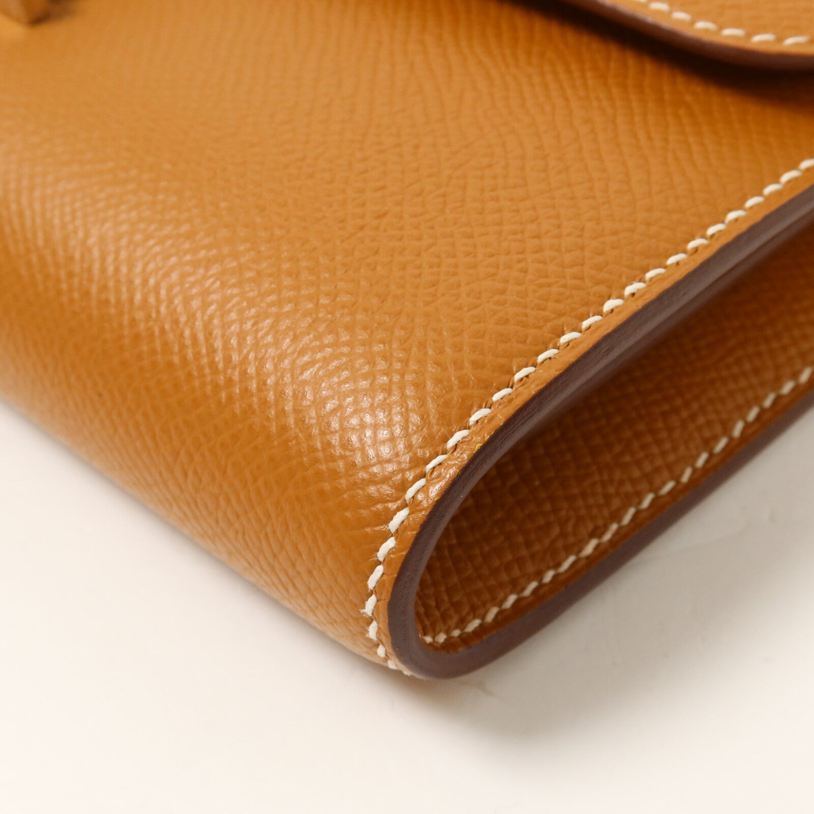 HERMES Epsom皮革Constance To Go肩背袋Gold