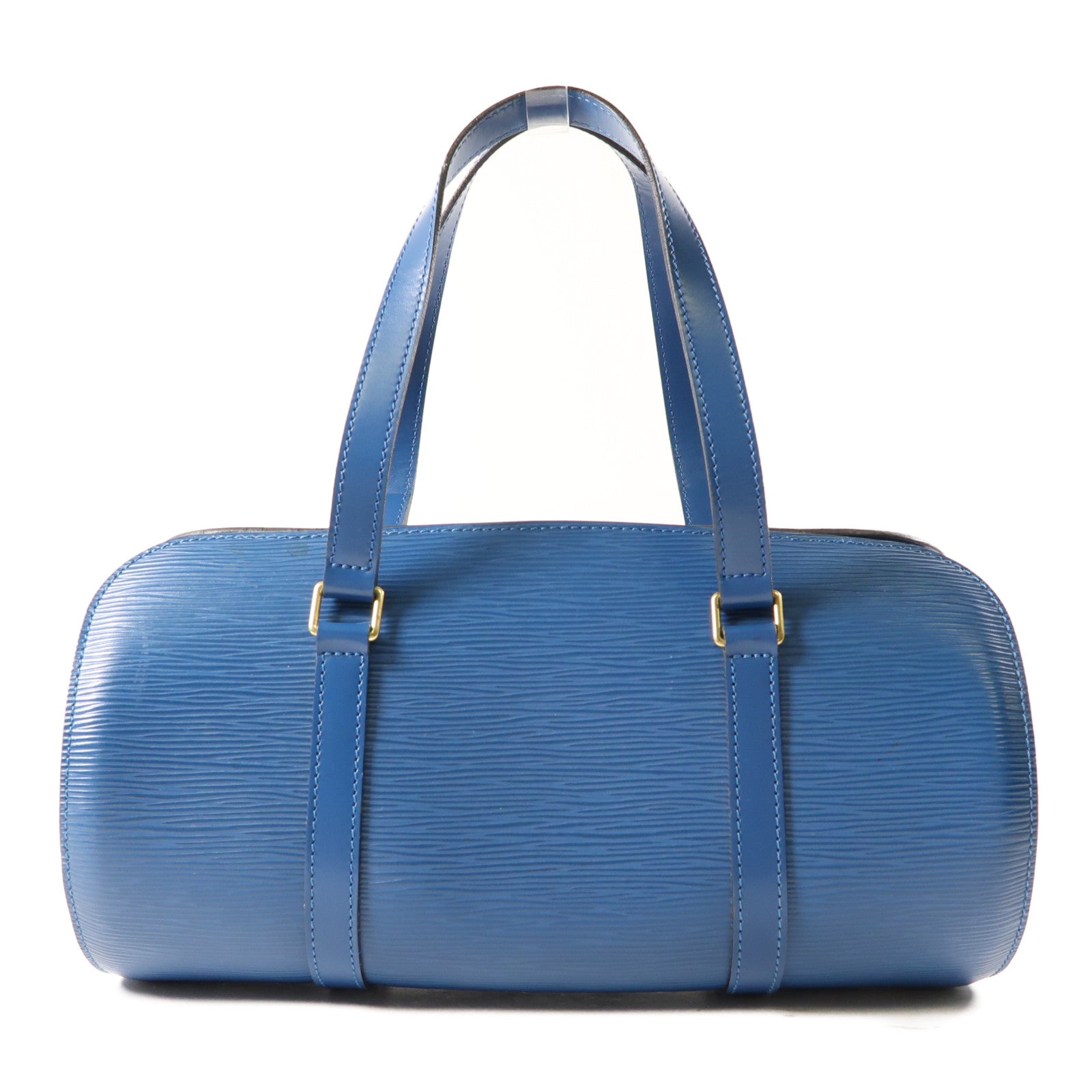LOUIS VUITTON Epi Soufflot手挽袋藍色