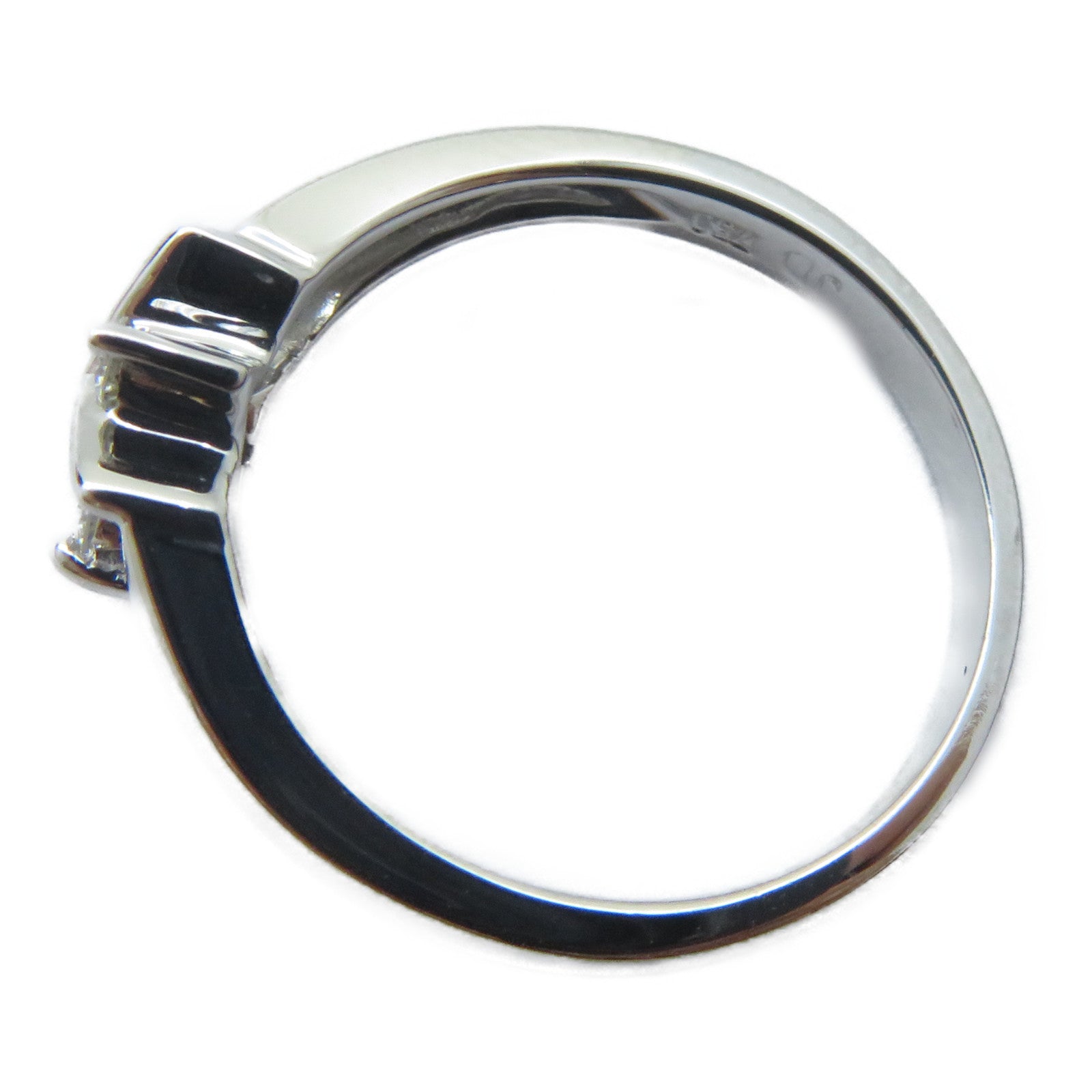 JEWELRY 【激減優惠】18K白金Diamond Ring 0.14ct鑽石戒指US#5.25