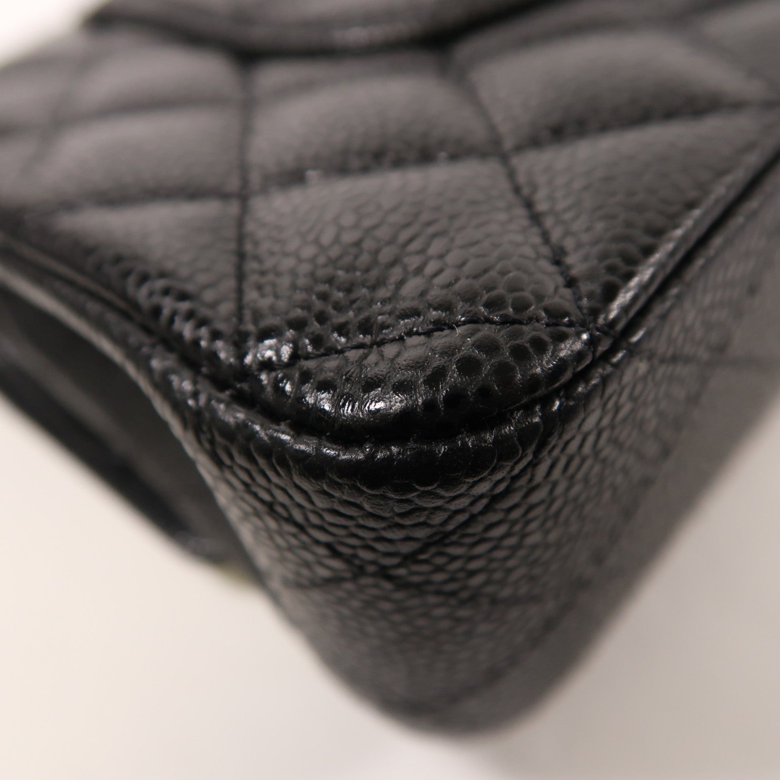 CHANEL 牛皮皮革Classic 25銀扣鏈帶肩背袋