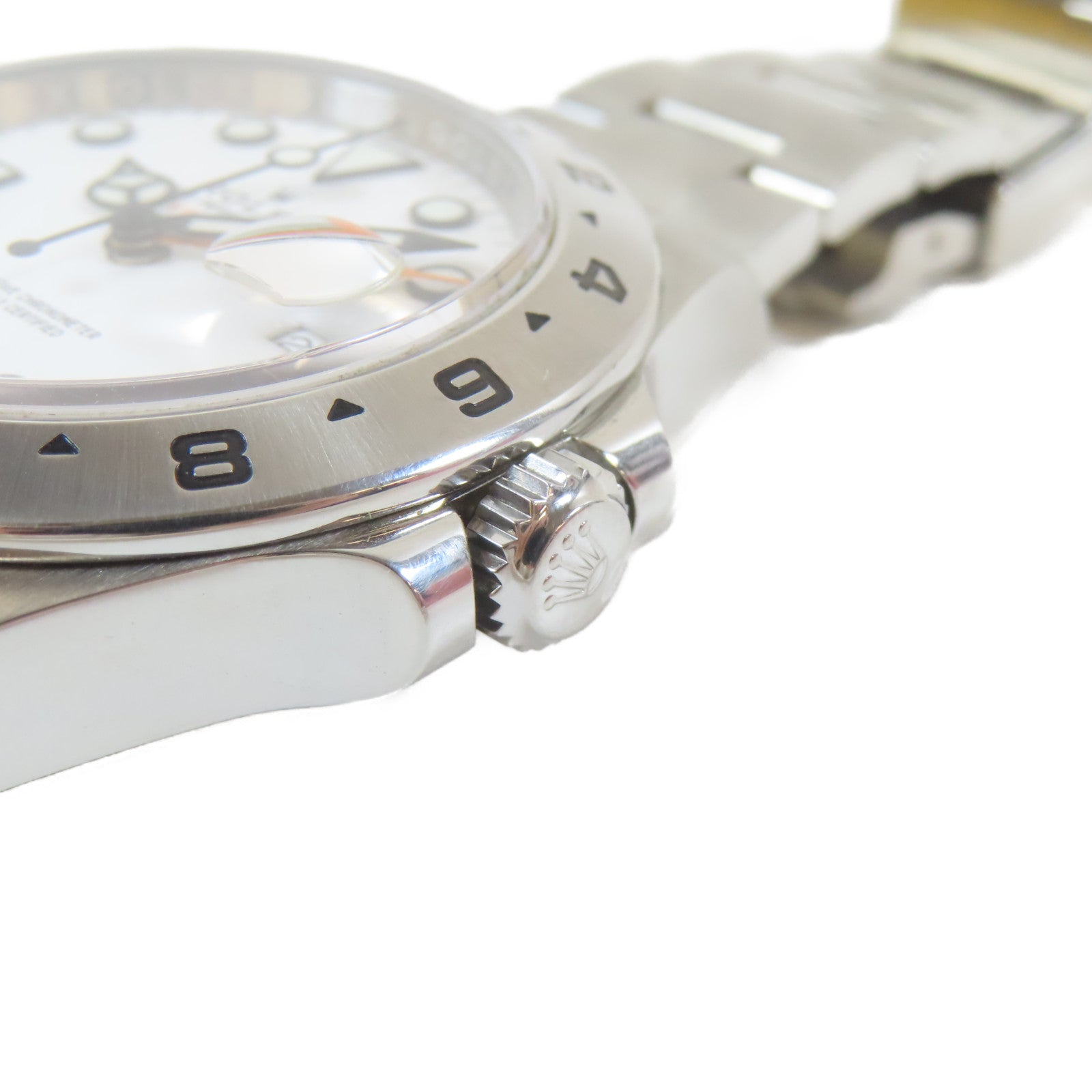 ROLEX ExplorerⅡ不鏽鋼手錶自動機芯白色#20cm