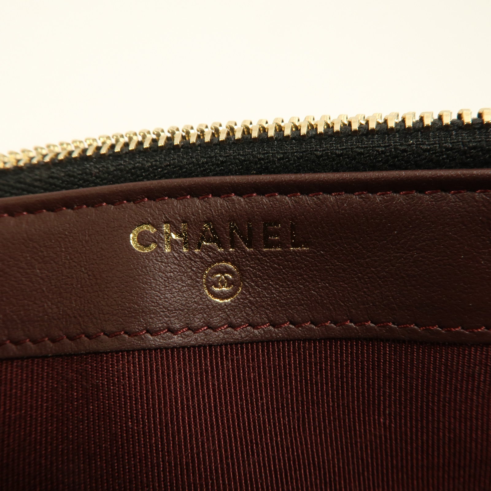 CHANEL 牛皮皮革Lucky Charm 2.55 Clutch with Chain金扣鏈帶肩背袋黑色