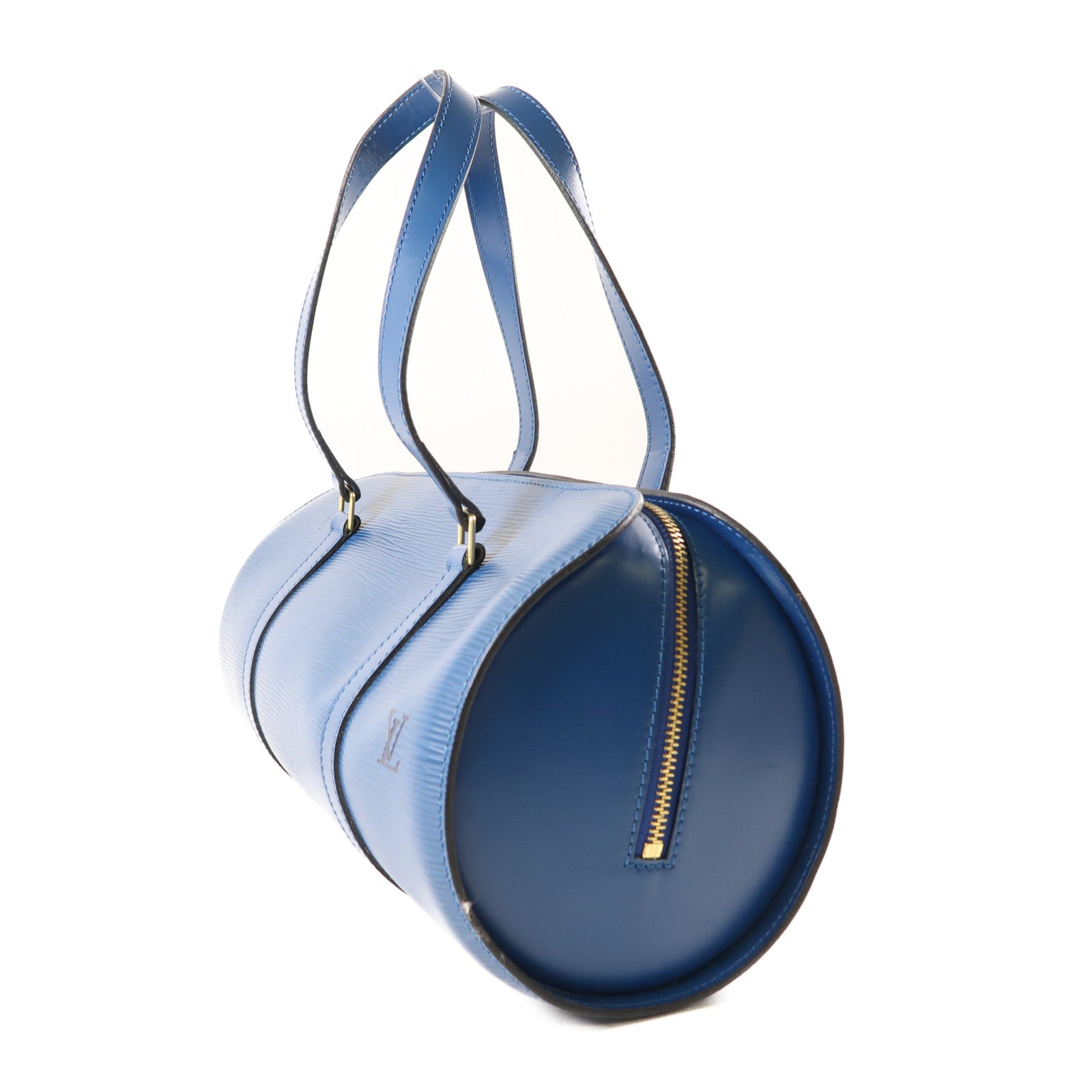 LOUIS VUITTON Epi Soufflot手挽袋藍色