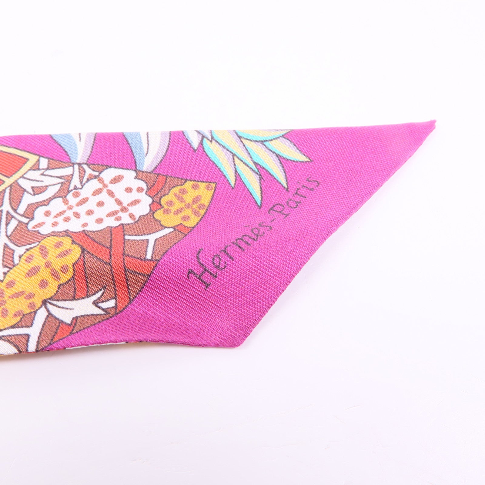 HERMES 絲質Twilly絲巾