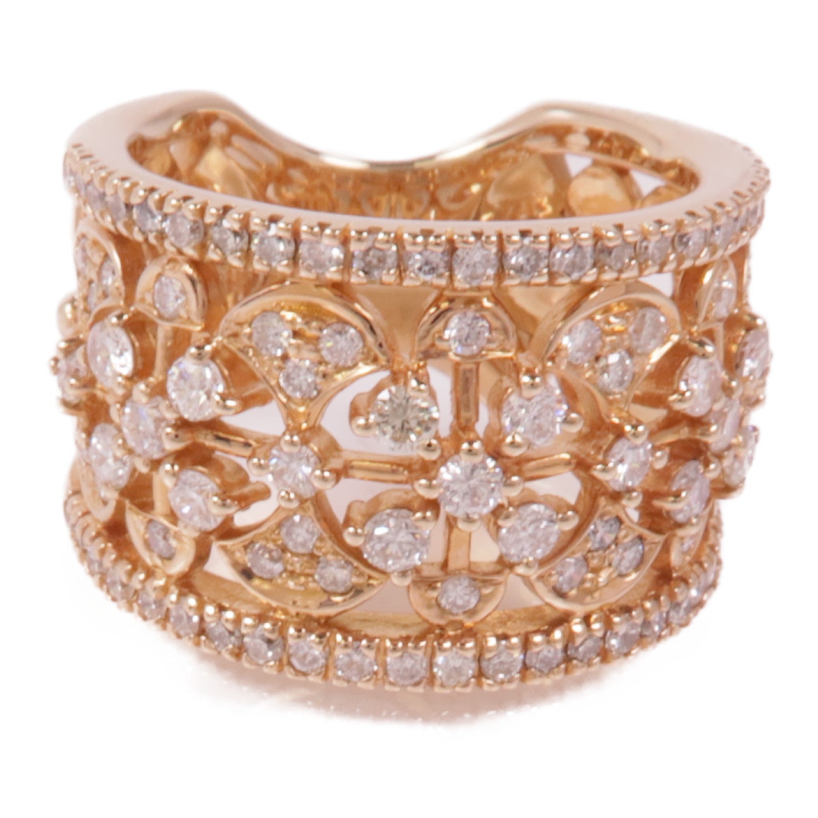 JEWELRY 【激減優惠】18K玫瑰金Diamond Ring鑽石戒指US#5.75