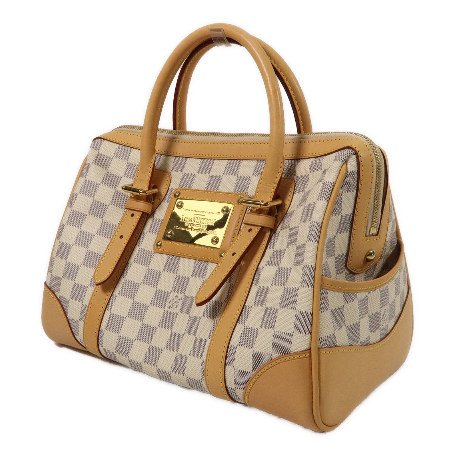 LOUIS VUITTON Damier Azur Berkeley手挽袋