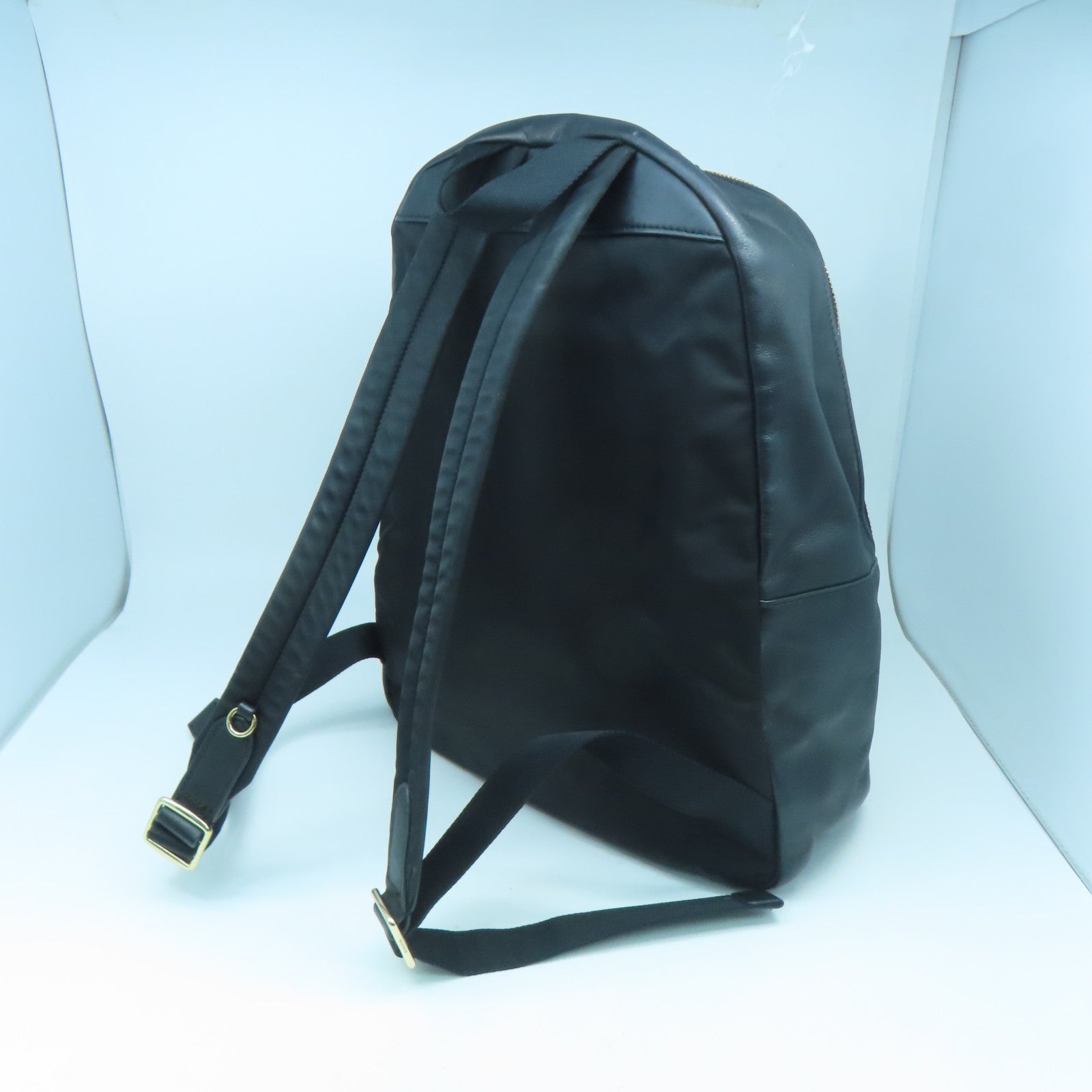COACH 【激減優惠】塗層帆布BackPack金扣背包啡色/黑色