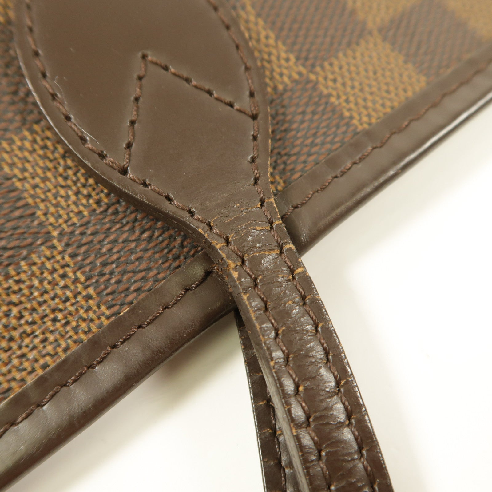 LOUIS VUITTON Damier Neverfull MM金扣手挽袋/肩背袋