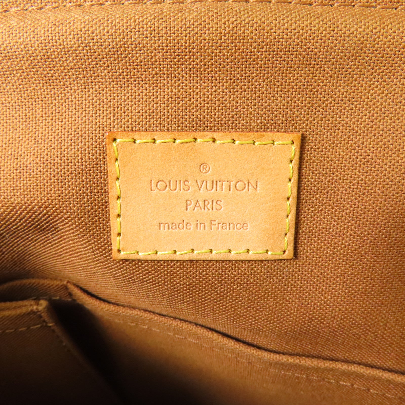 LOUIS VUITTON Monogram Tivoli GM金扣肩背袋棕色