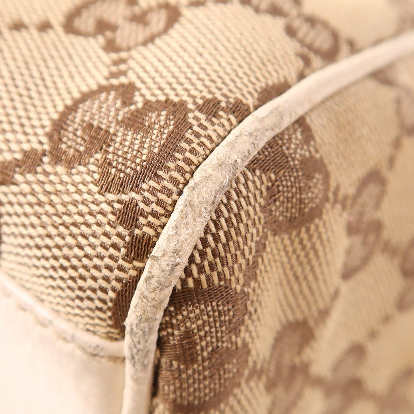 GUCCI 帆布Shoulder Bag金扣肩背袋