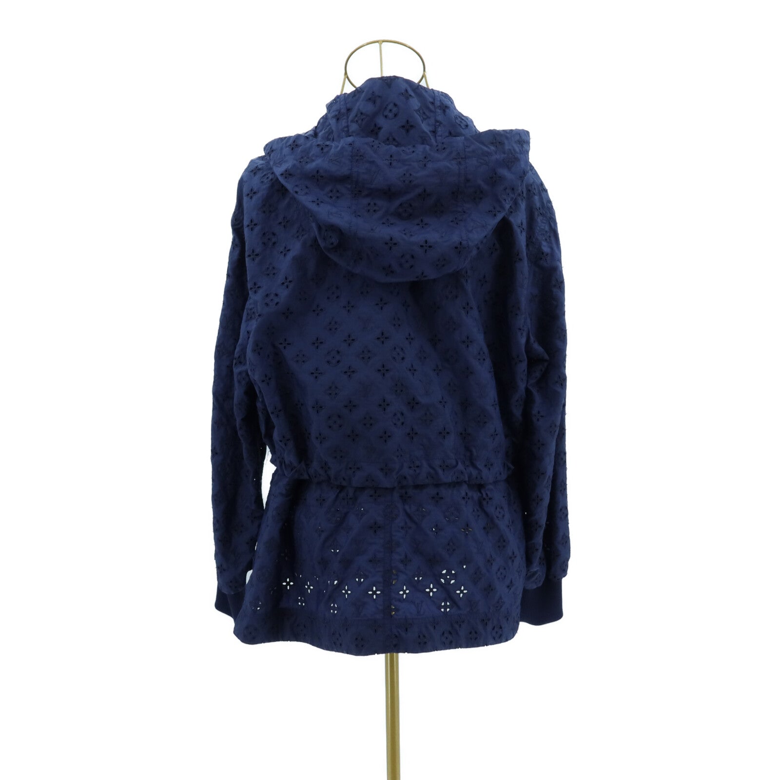 LOUIS VUITTON Nylon/Wool/Polyamide Broderie Anglaise Monograms Blouson外套