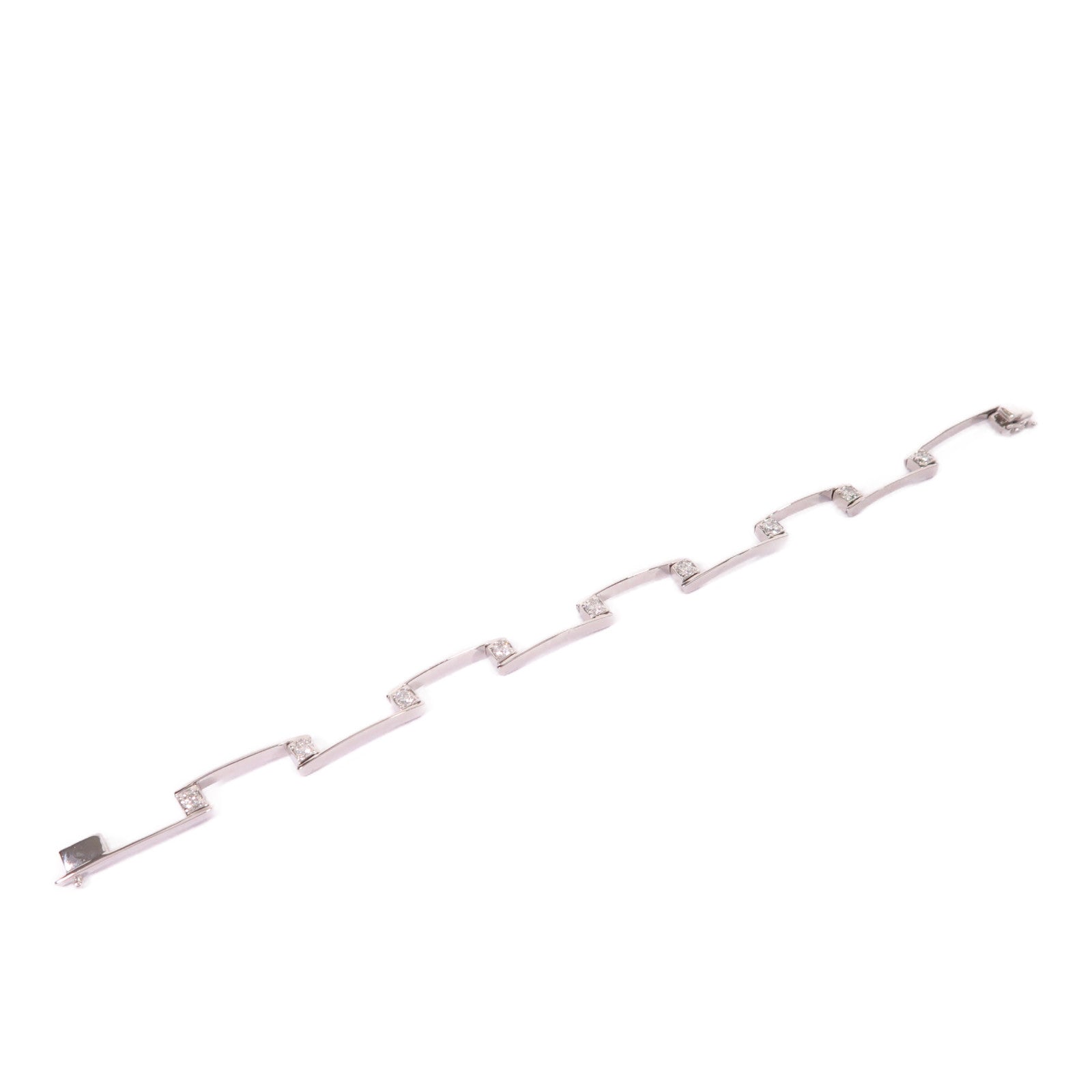 JEWELRY 18K白金Bracelet0.73ct鑽石手鏈