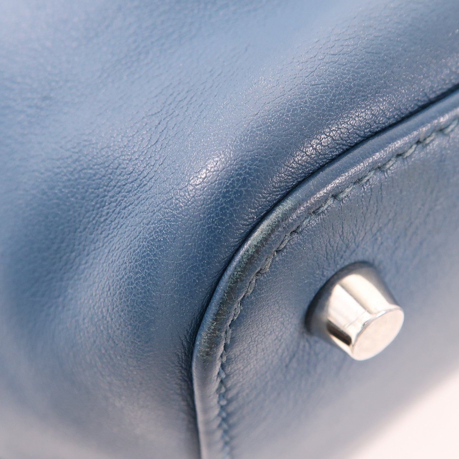 HERMES Evercolor皮革Toolbox 26銀扣手挽肩背兩用袋