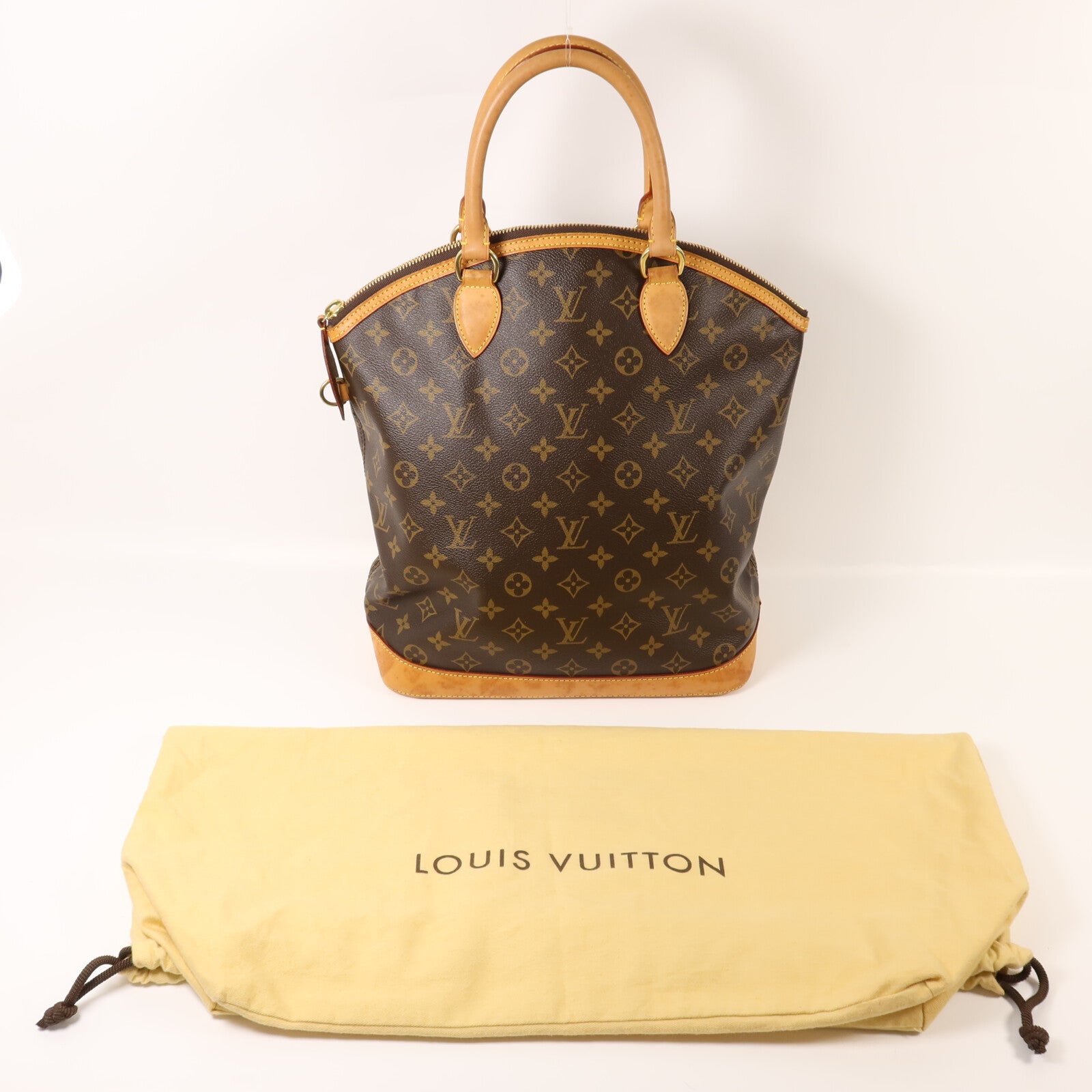 LOUIS VUITTON Monogram Lockit金扣手挽袋