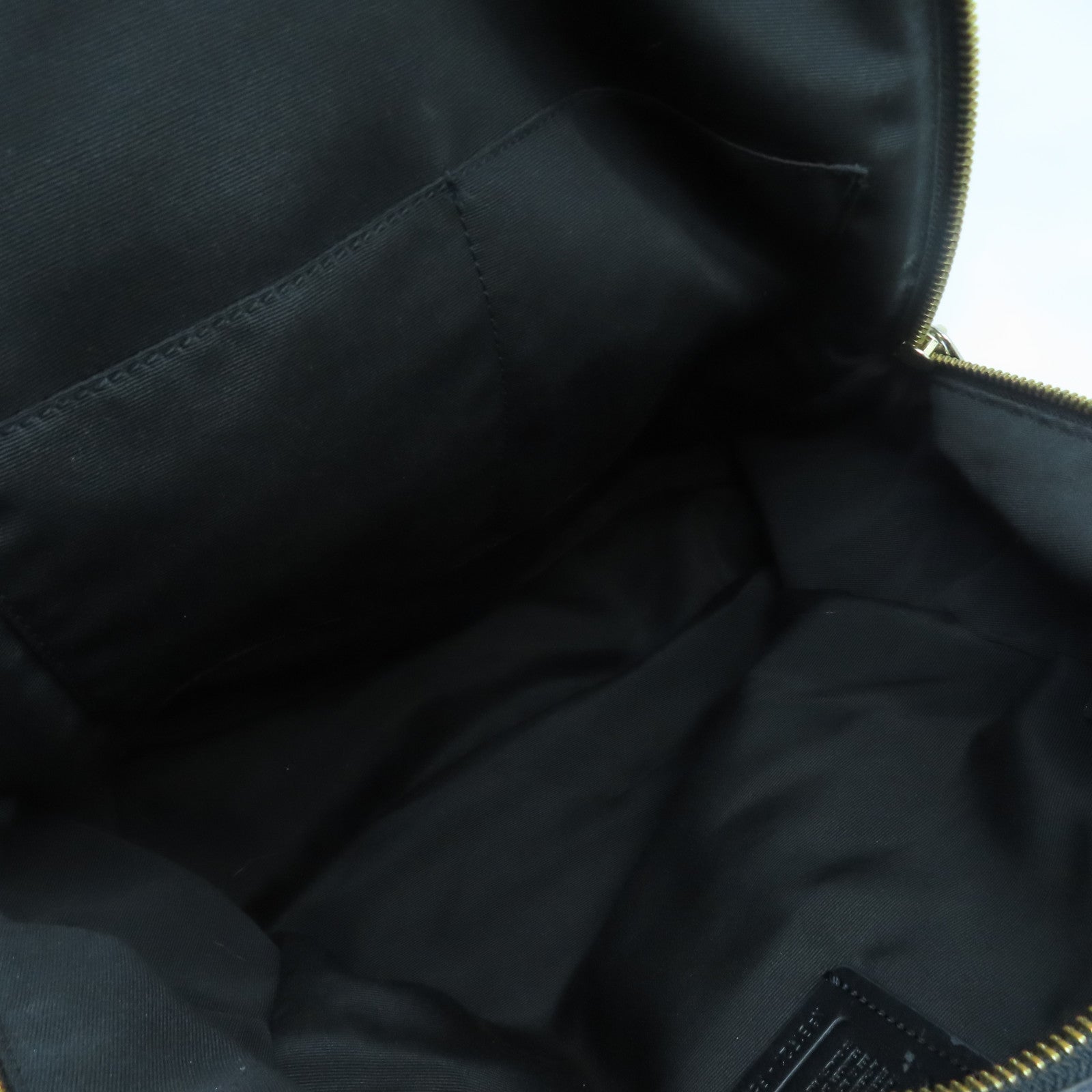 COACH 【激減優惠】塗層帆布BackPack金扣背包啡色/黑色