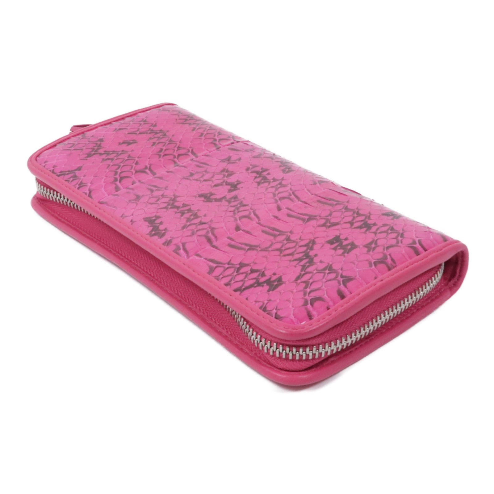 LOEWE 【激減優惠】牛皮皮革Zipped Long Wallet銀扣長錢包