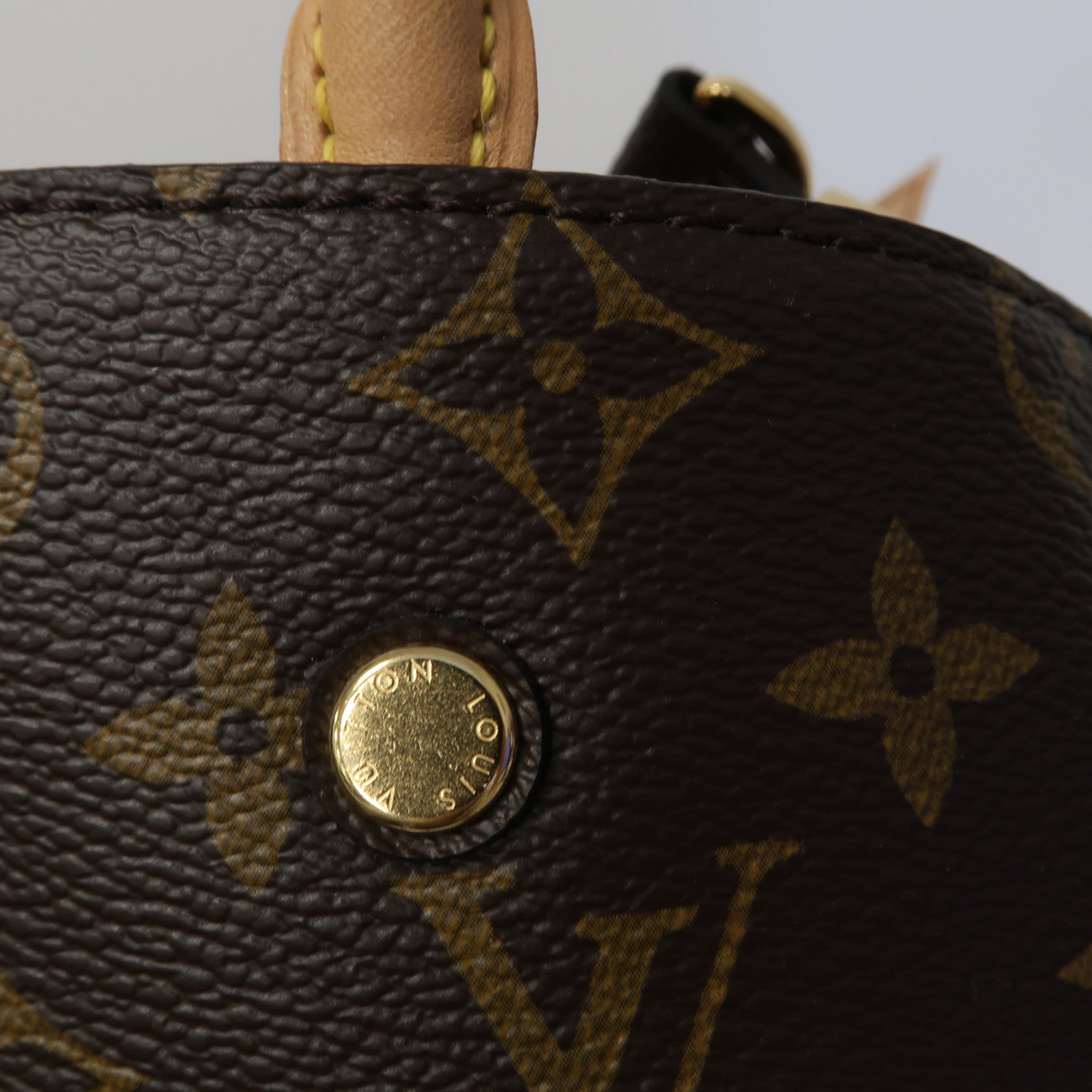 LOUIS VUITTON Monogram Montaigne金扣手挽肩背兩用袋啡色