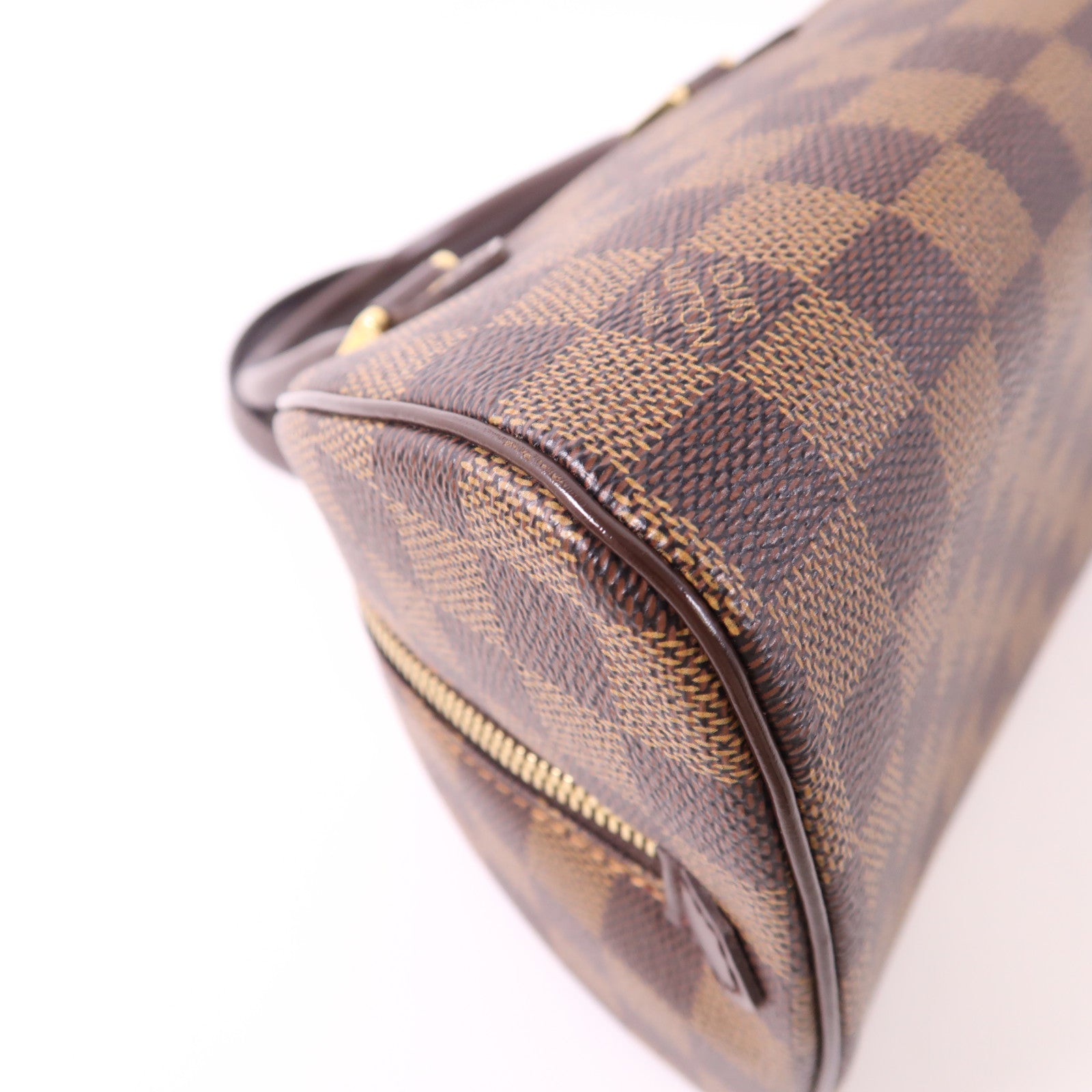 LOUIS VUITTON Damier Rivera Mini金扣手挽袋