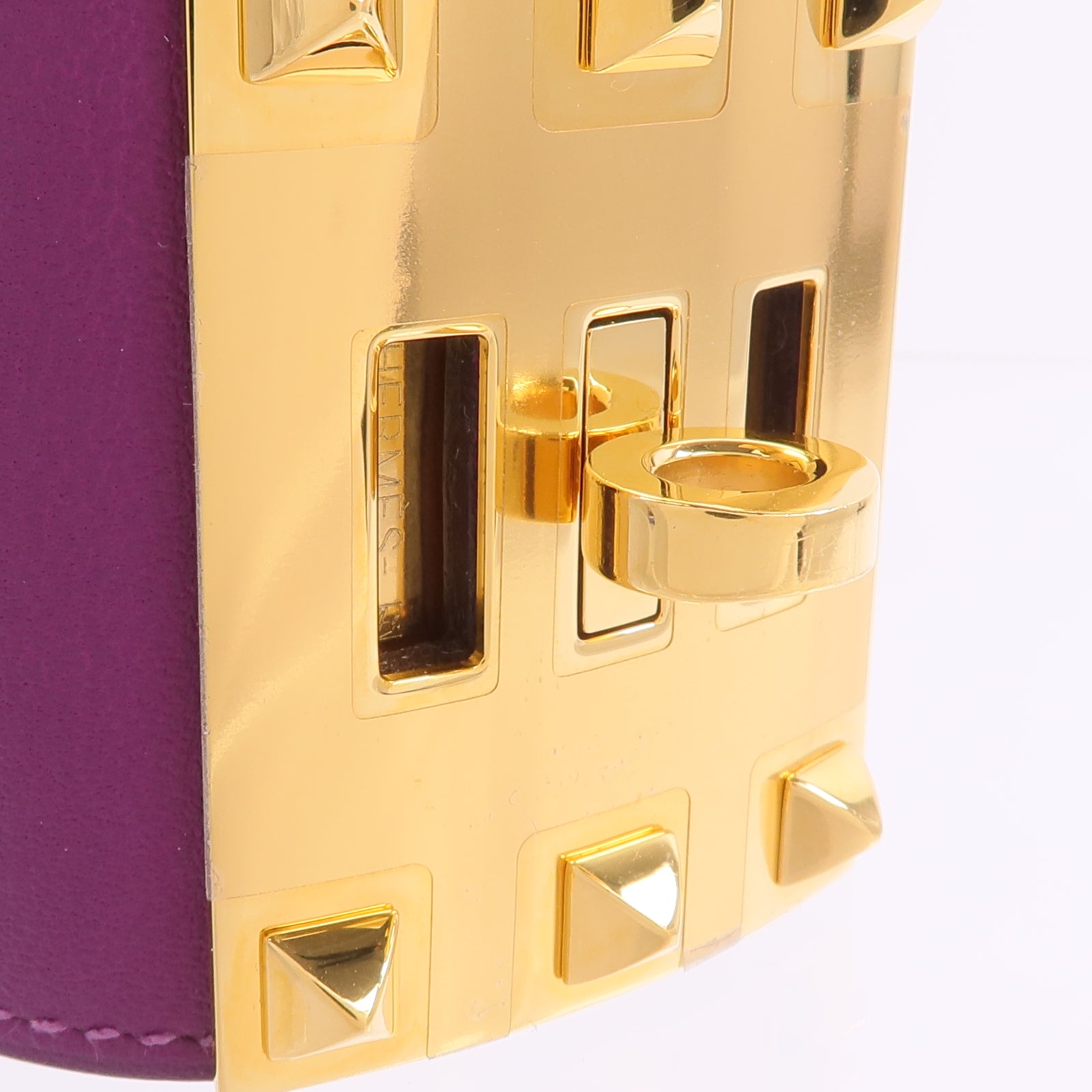 HERMES Swift皮革Kelly Dog Extreme Bracelet手帶Anemone