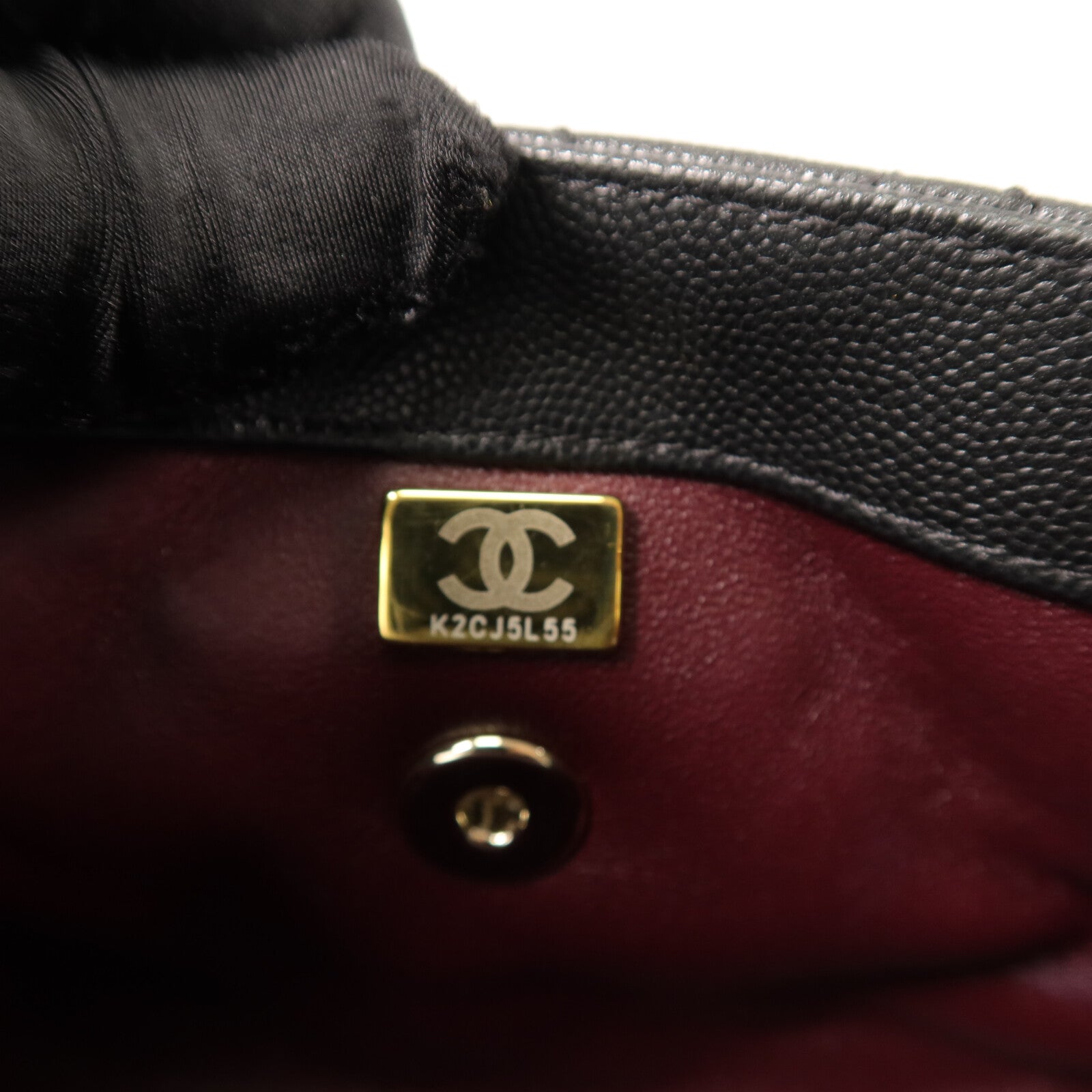 CHANEL 牛皮皮革Coco Handle Medium鏈帶手挽肩背兩用袋