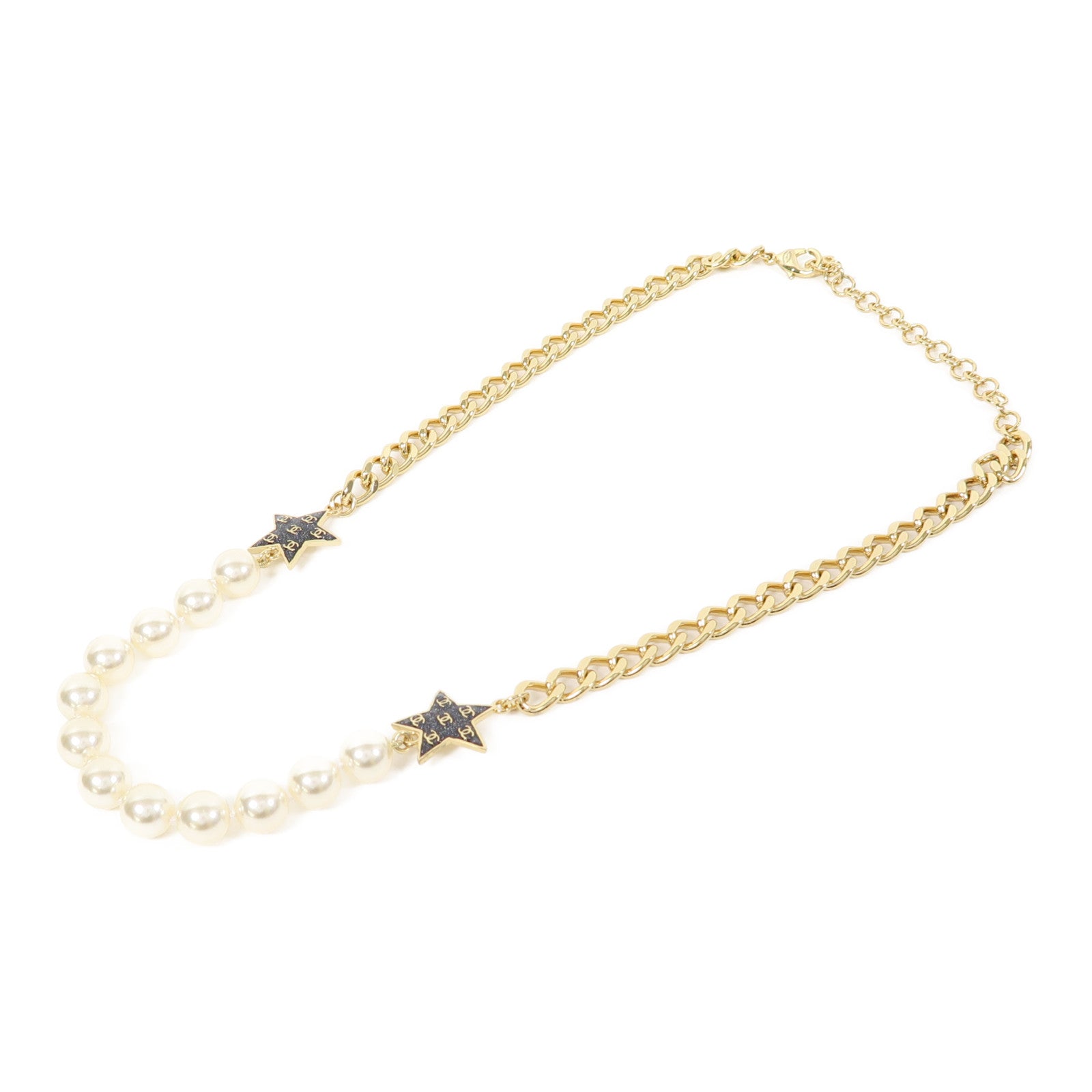 CHANEL 金屬Necklace項鍊金色