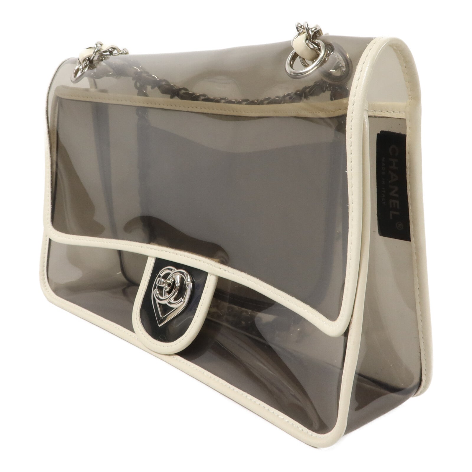 CHANEL PVC Chain Shoulder Bag鏈帶肩背袋