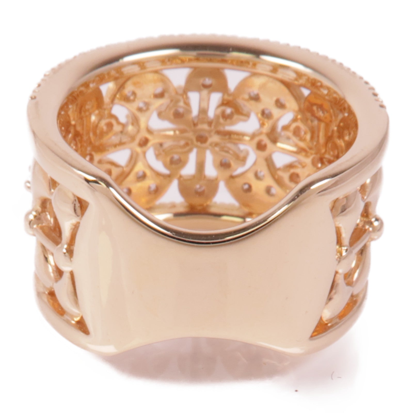 JEWELRY Diamond Ring 18K Pink Gold US#5.75