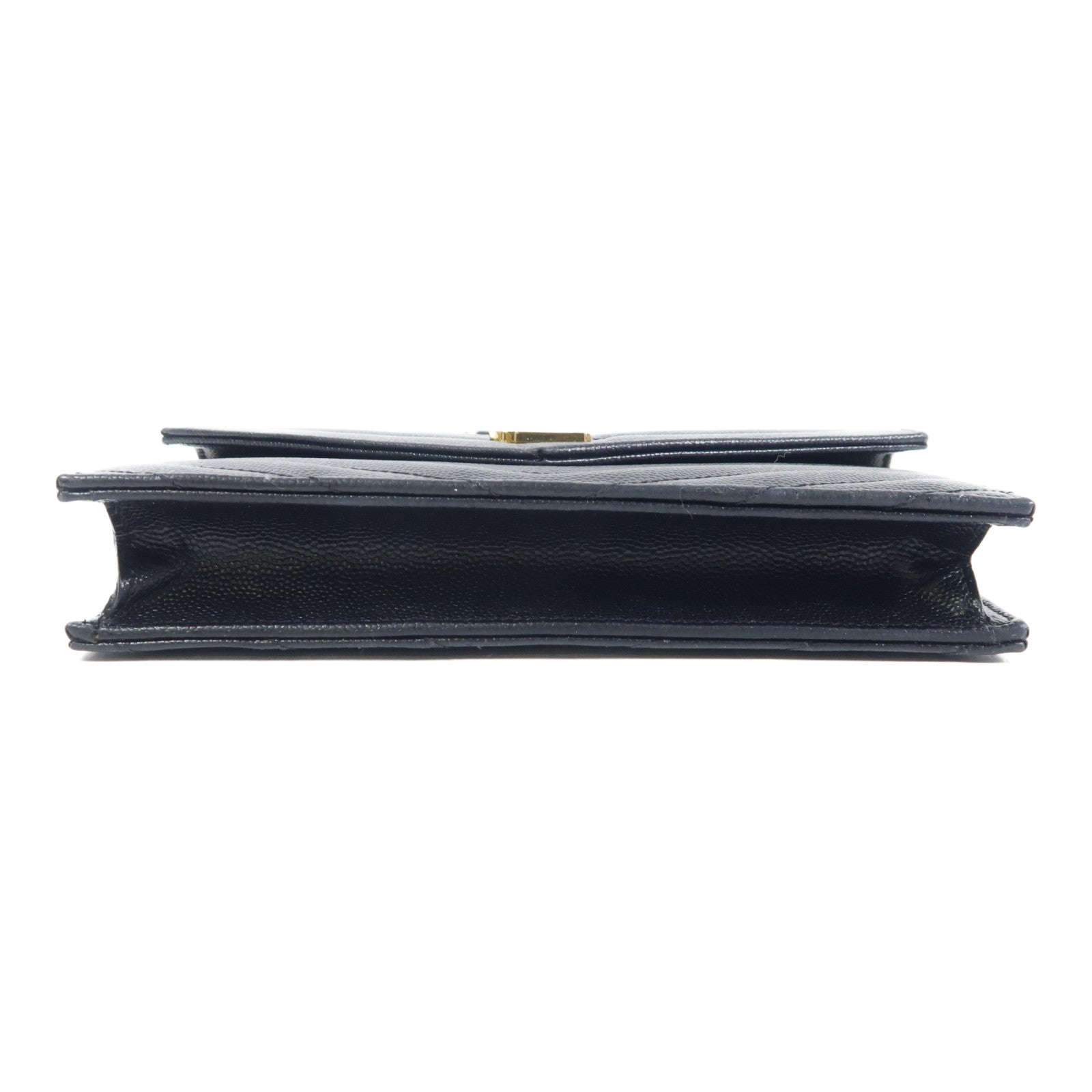 YVES SAINT LAURENT 牛皮皮革Shoulder Bag金扣鏈帶肩背袋